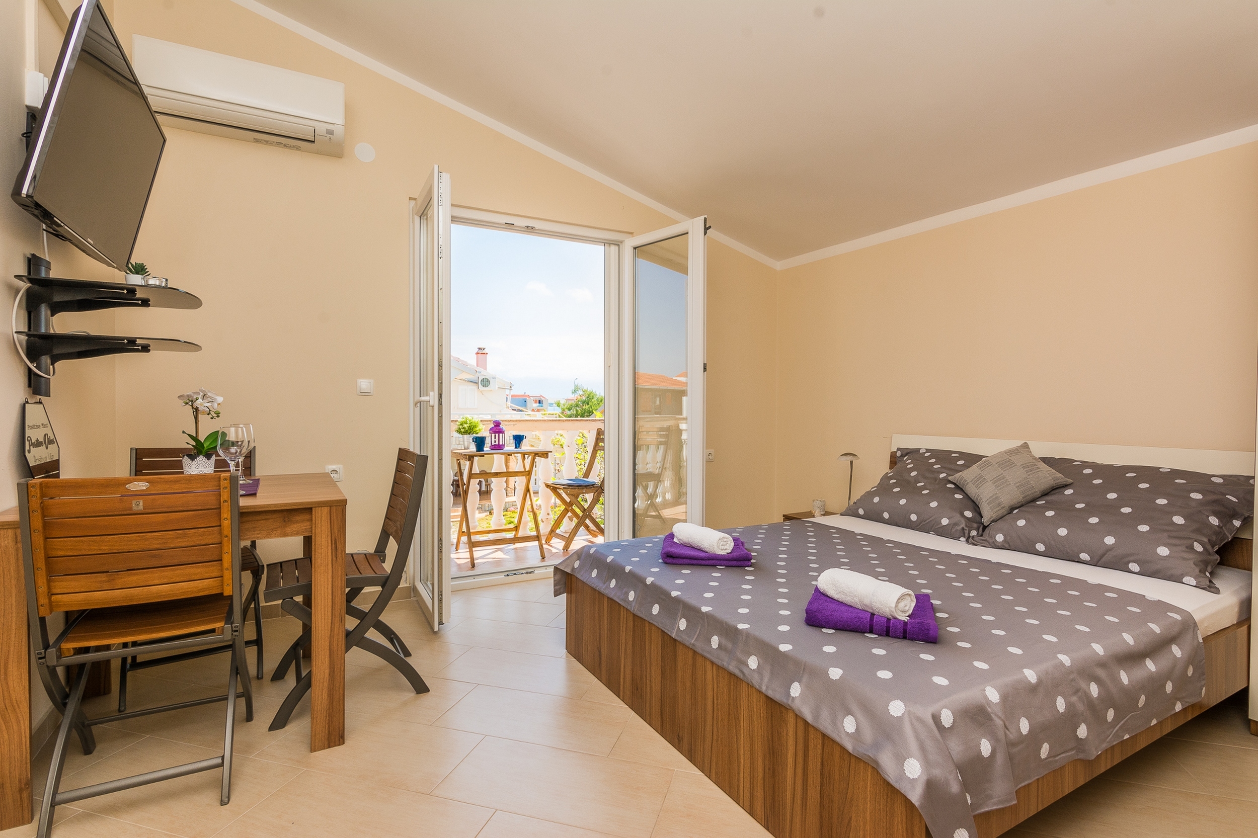 Studio flat with balcony Vir (AS-18561-d) Studio flat with balcony Vir (AS-18561-d)