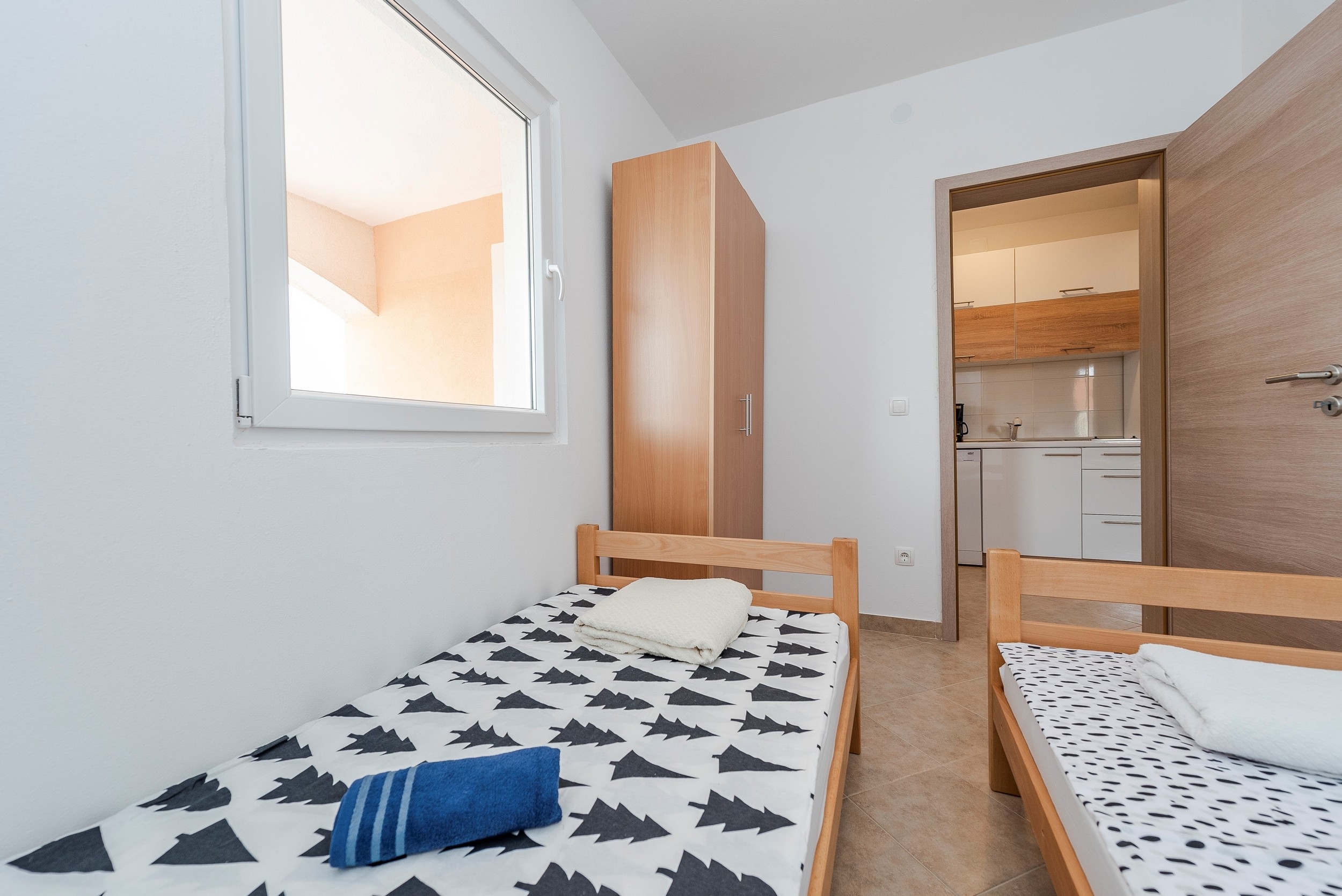 Two bedroom apartment with terrace Vir  A-b