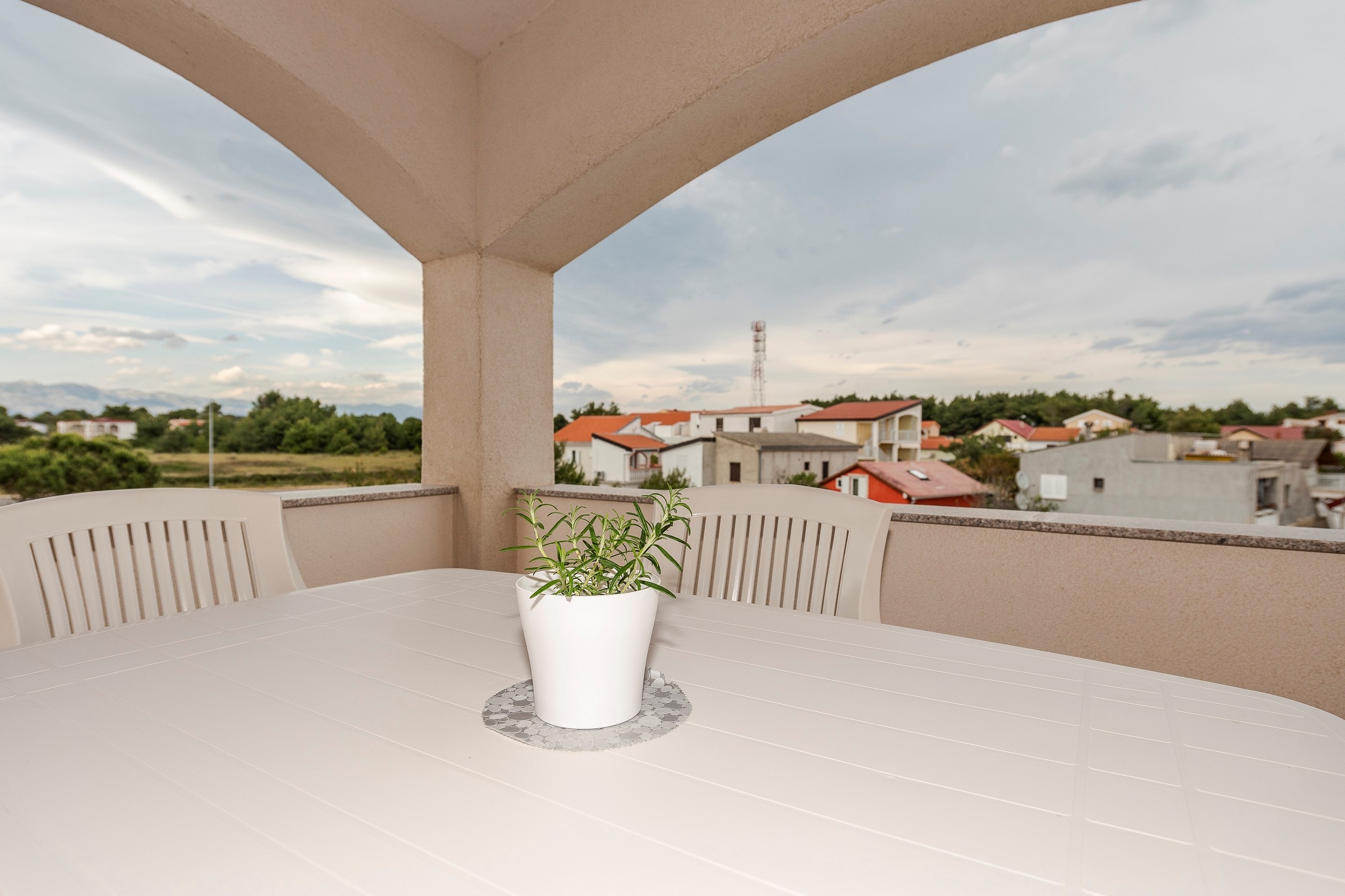 Two bedroom apartment with terrace Vir  A-b