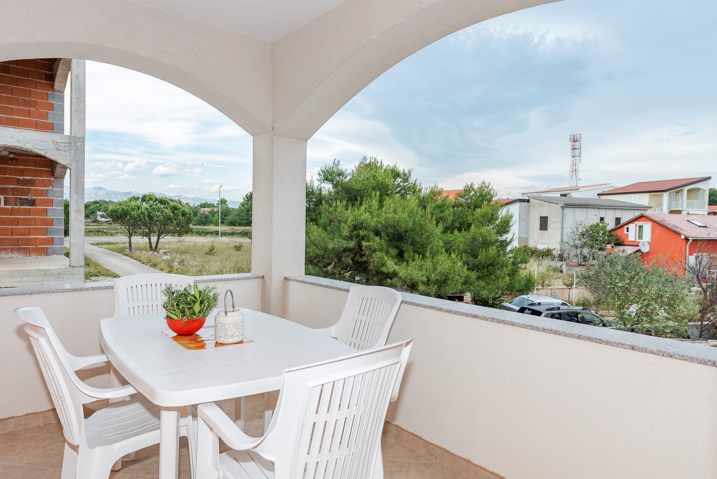 Two bedroom apartment with balcony Vir  A-c