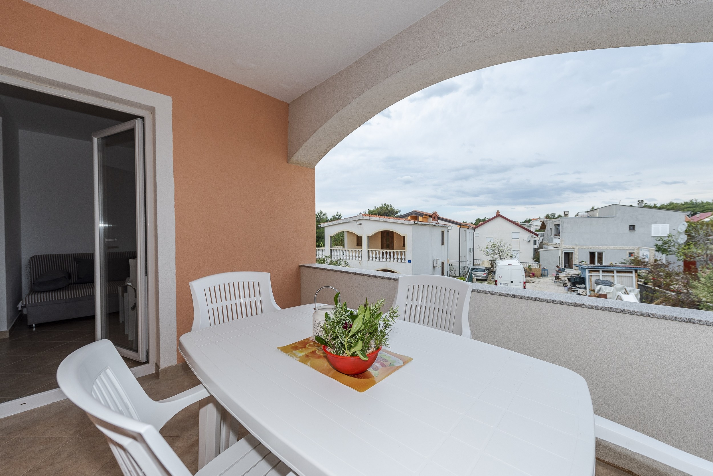 Two bedroom apartment with balcony Vir  A-d