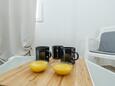 Obývací pokoj Vir, Obývací pokoj v ubytování typu apartment, s klimatizací a WiFi.