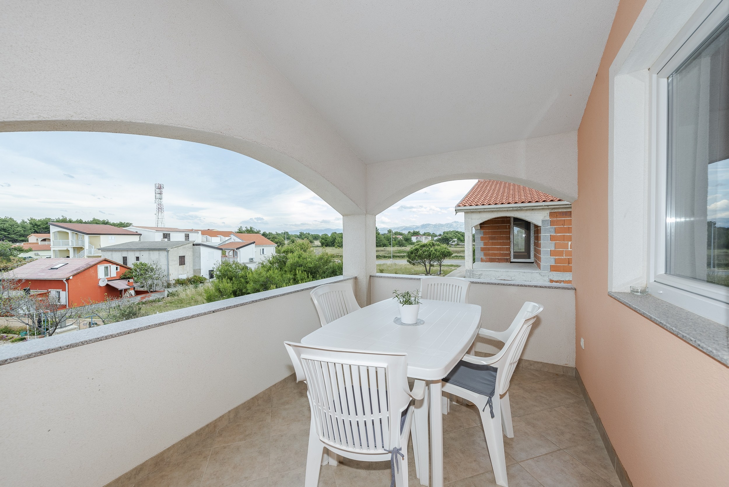 Two bedroom apartment with balcony Vir  A-f