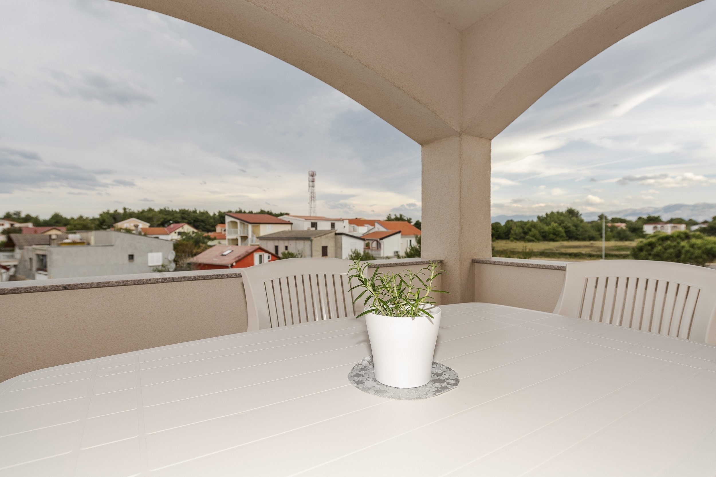 Two bedroom apartment with balcony Vir  A-f