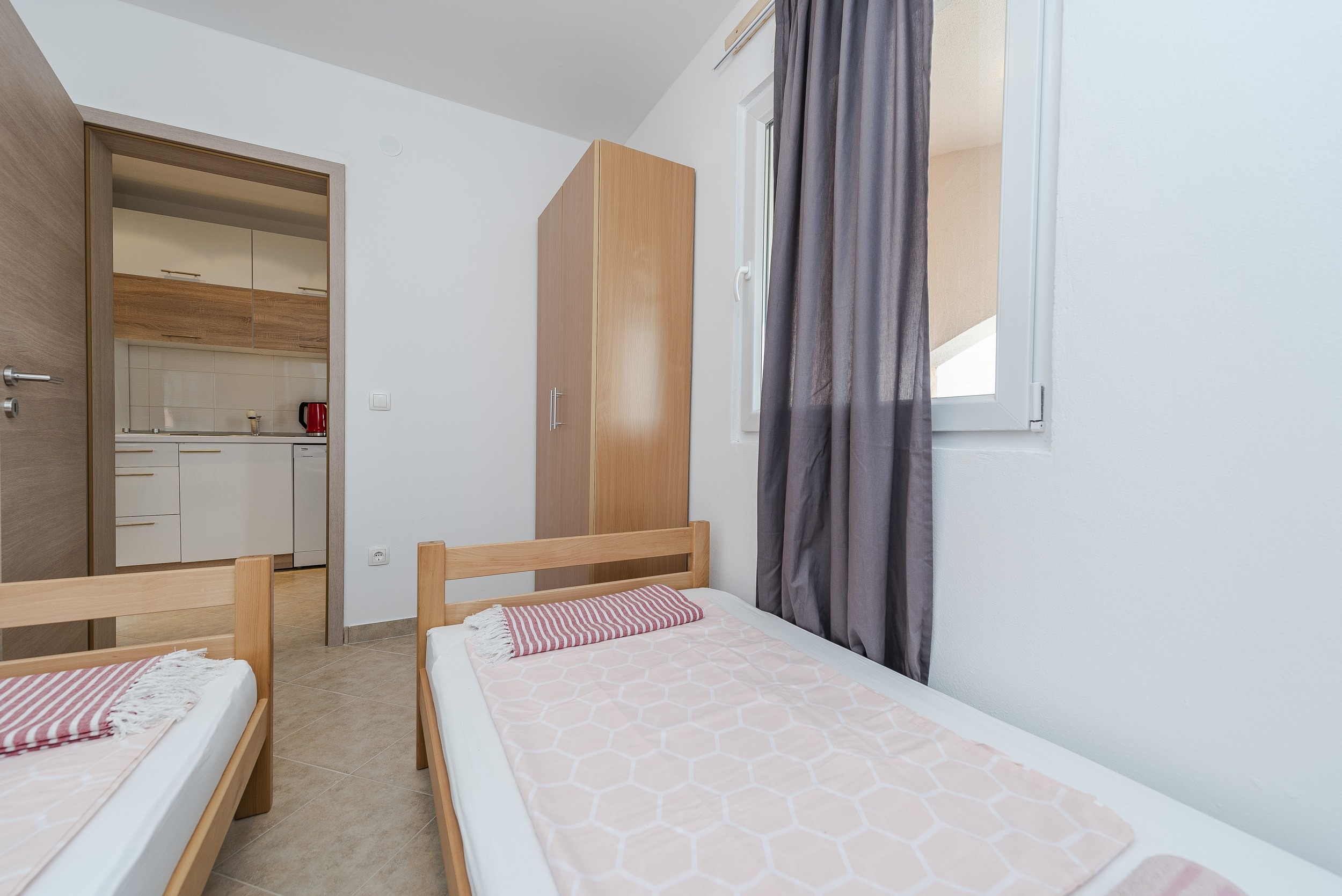 Two bedroom apartment with balcony Vir  A-f