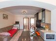 Obývací pokoj Vir - Lozice, Obývací pokoj v ubytování typu apartment, s klimatizací a WiFi.