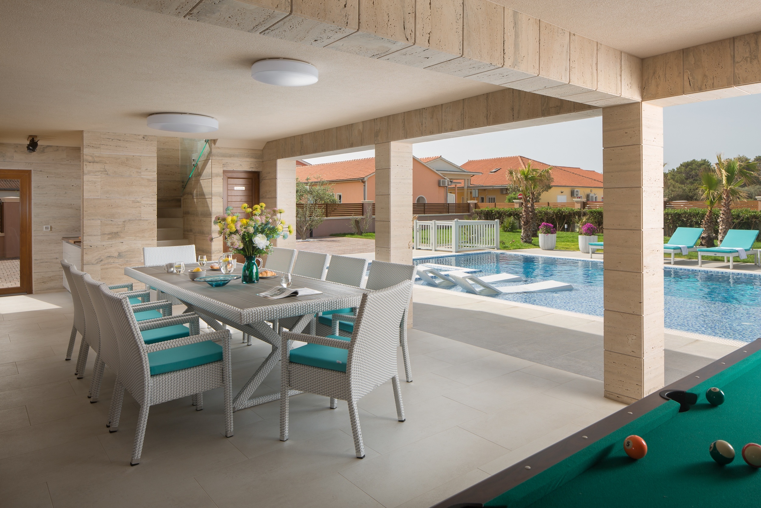 Four bedroom house with terrace and sea view Vir  K