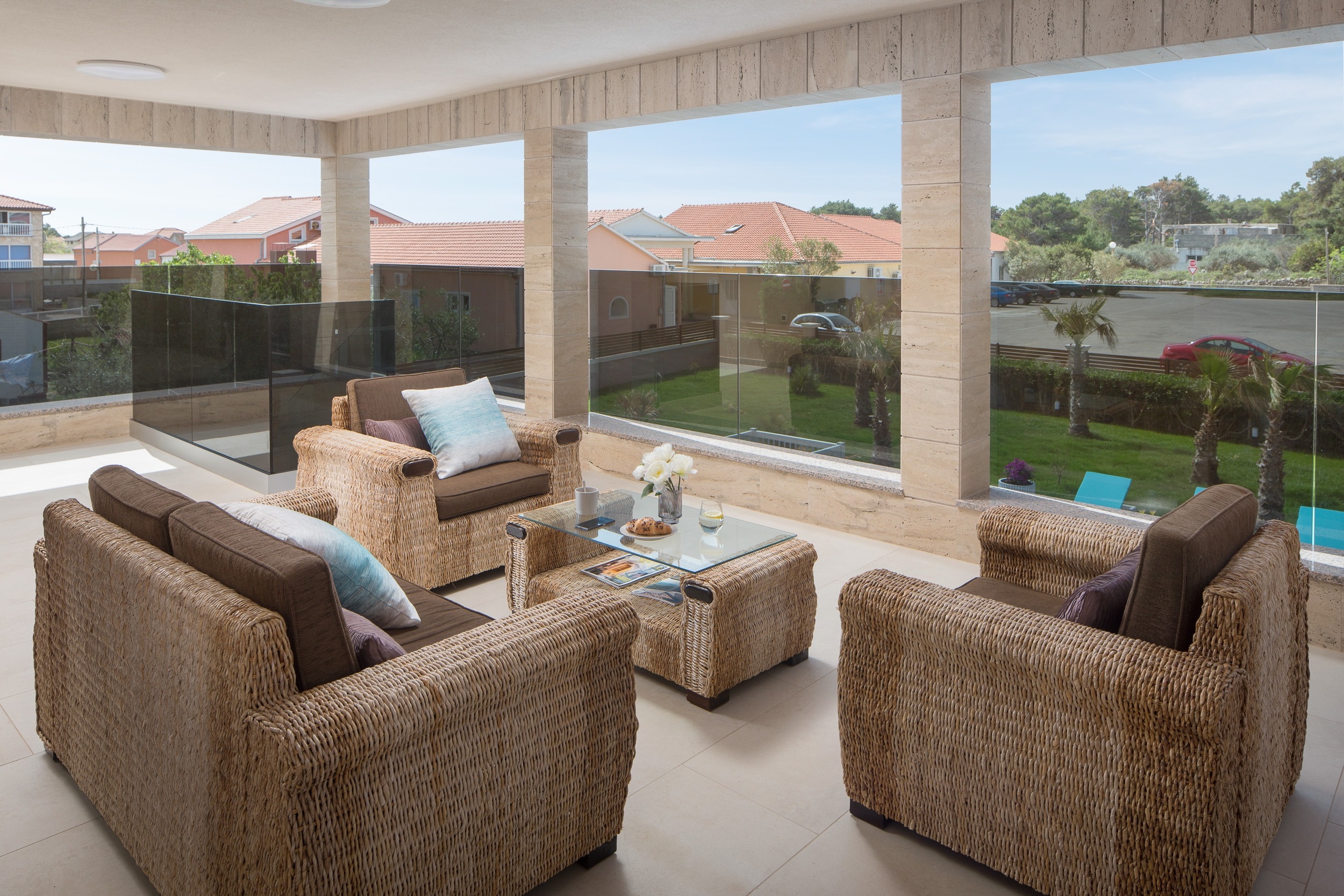 Four bedroom house with terrace and sea view Vir  K
