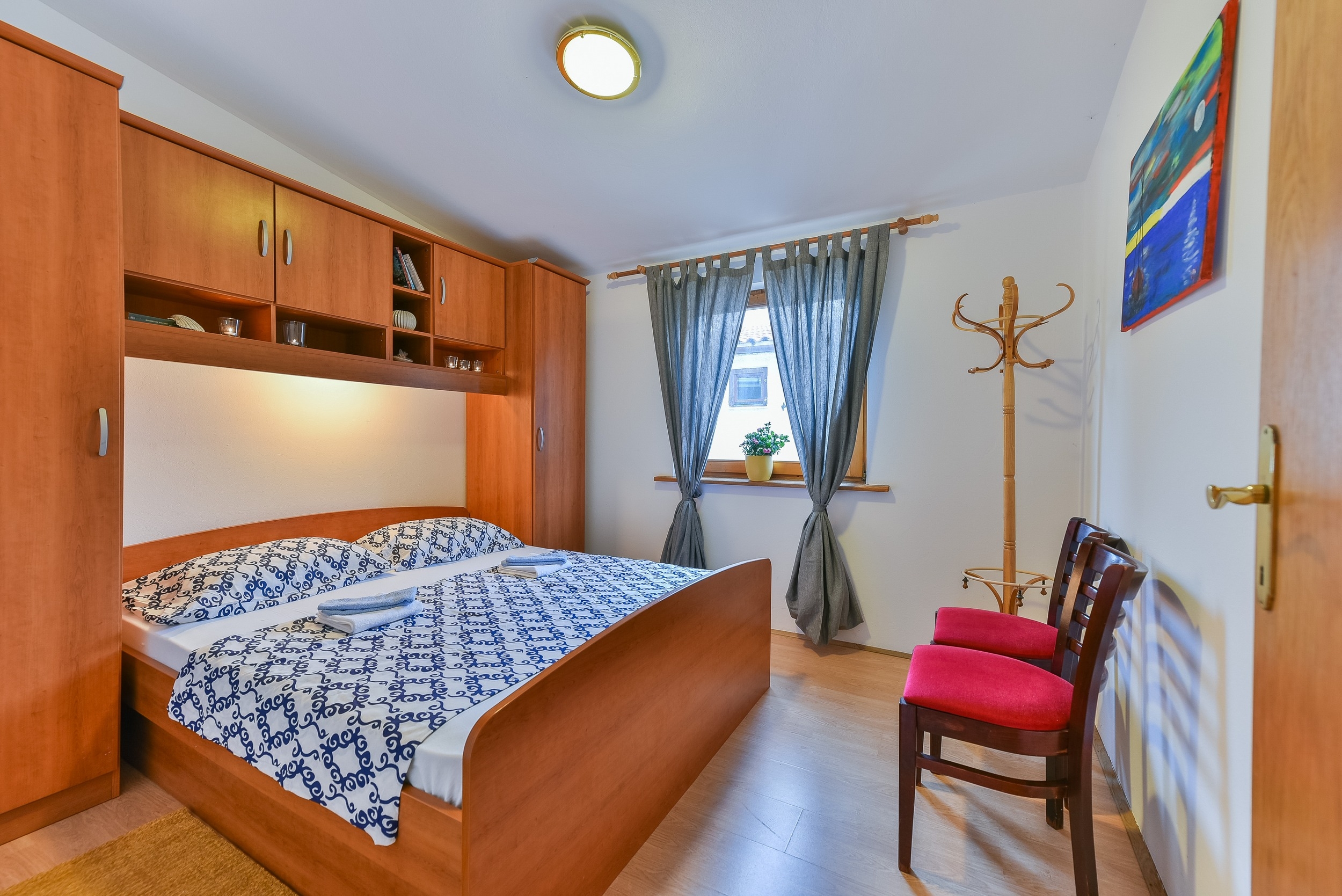 Three bedroom apartment with balcony and sea view Vir  A-a