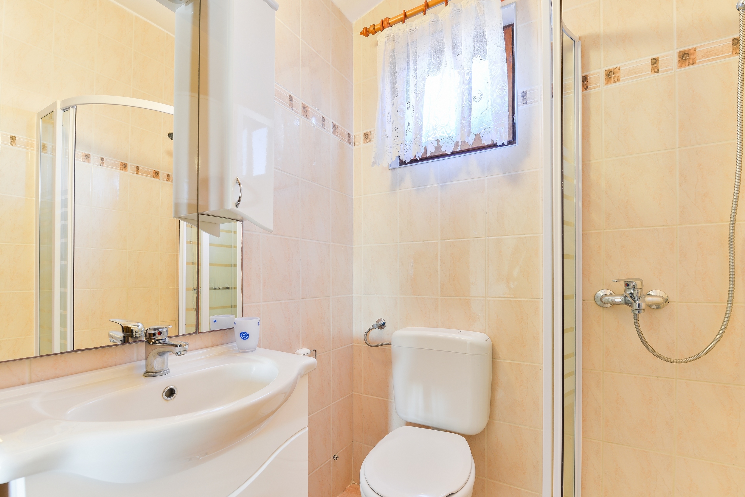 Two bedroom apartment with terrace and sea view Vir  A-a