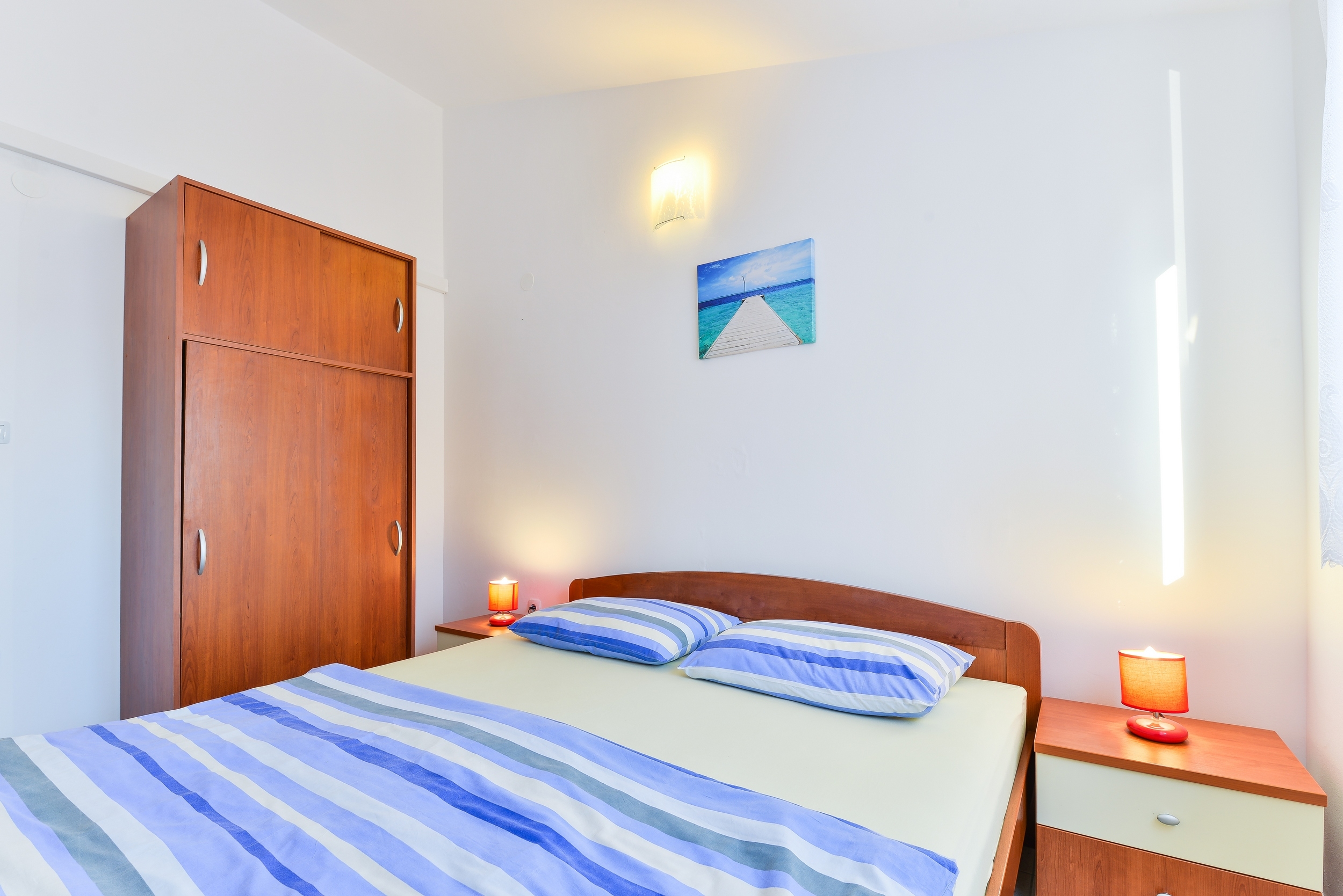 Two bedroom apartment with terrace and sea view Vir  A-a