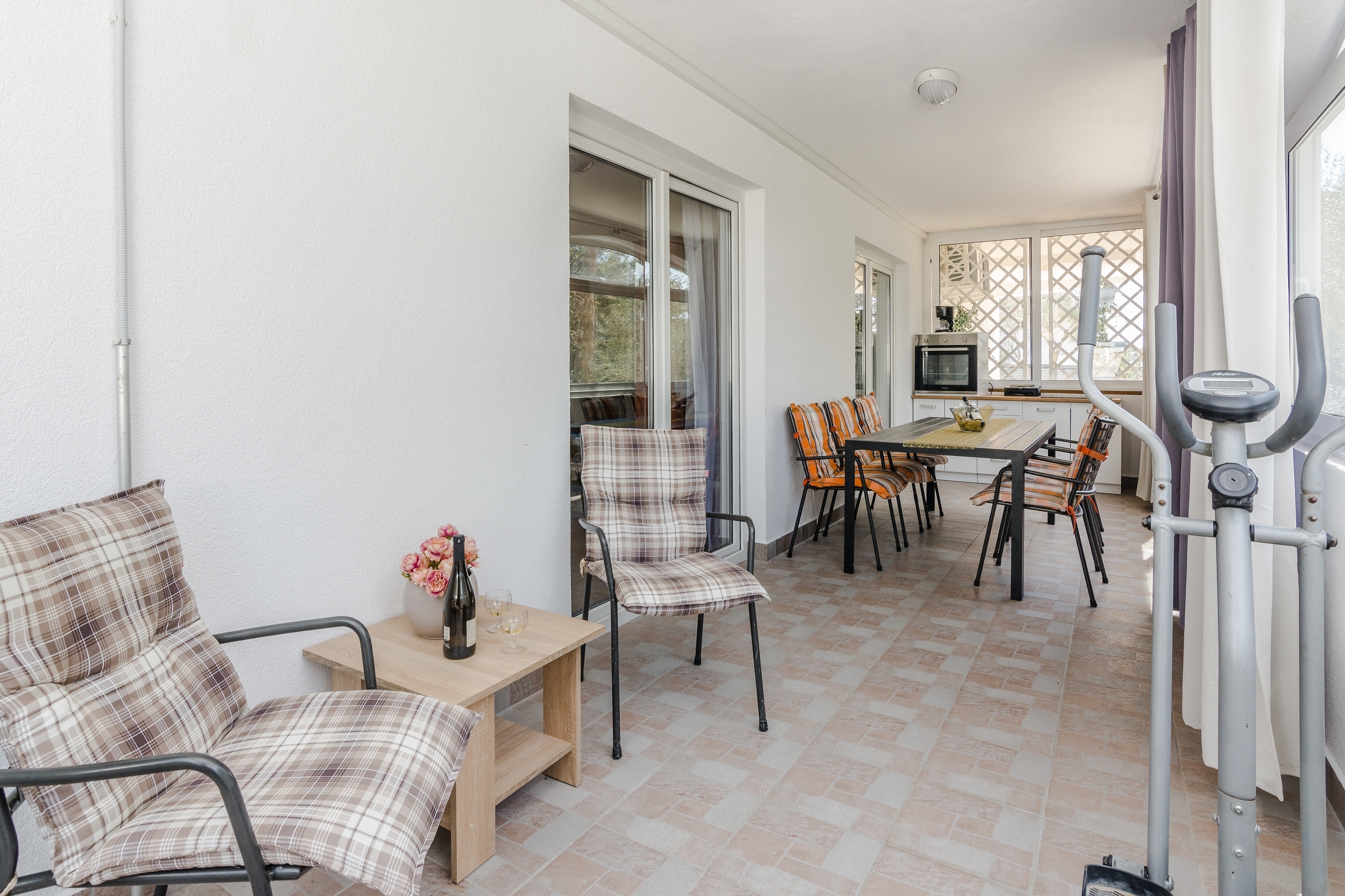 Two bedroom apartment with terrace Vir  A-a