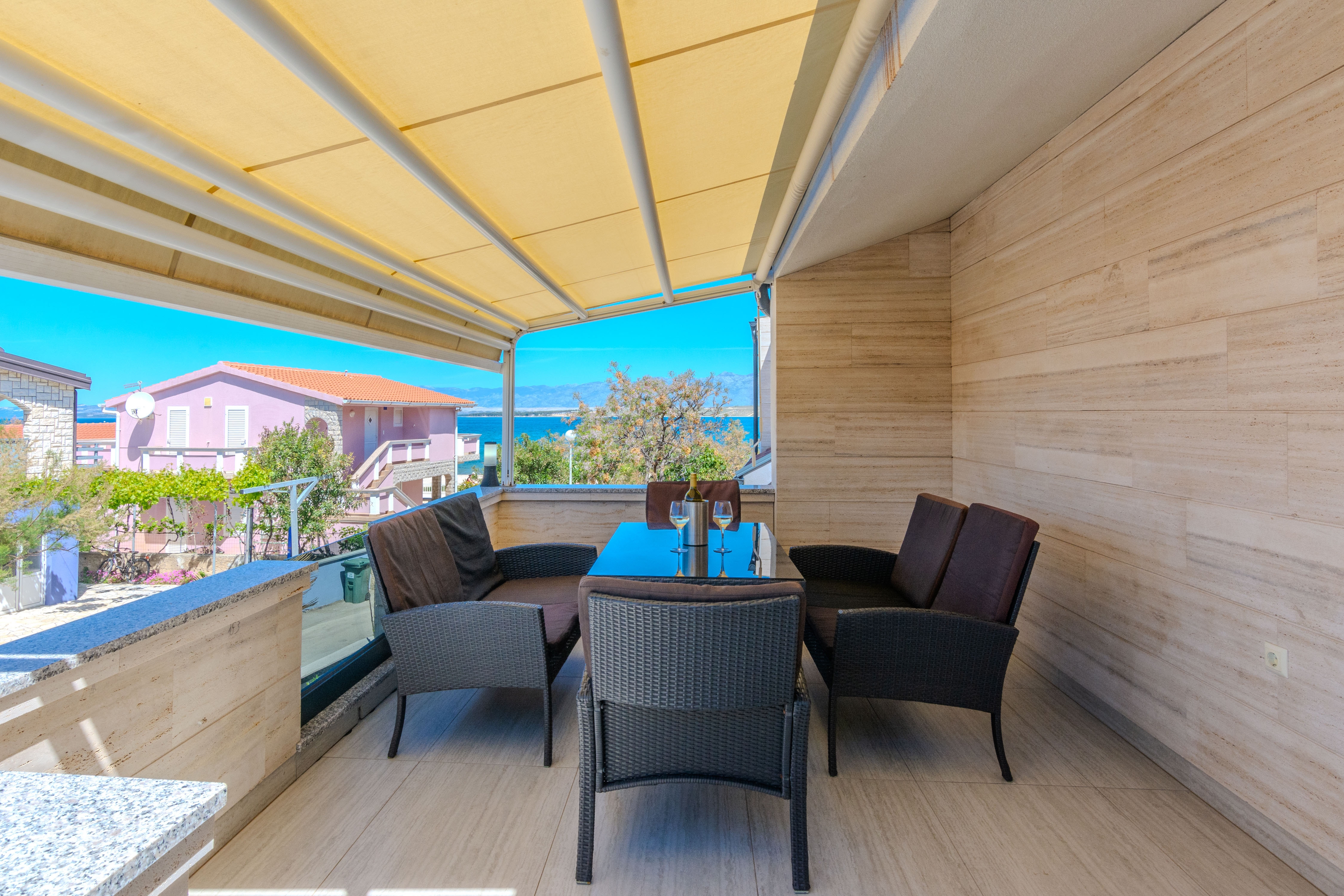 Two bedroom apartment near beach Vir (A-18591-c)