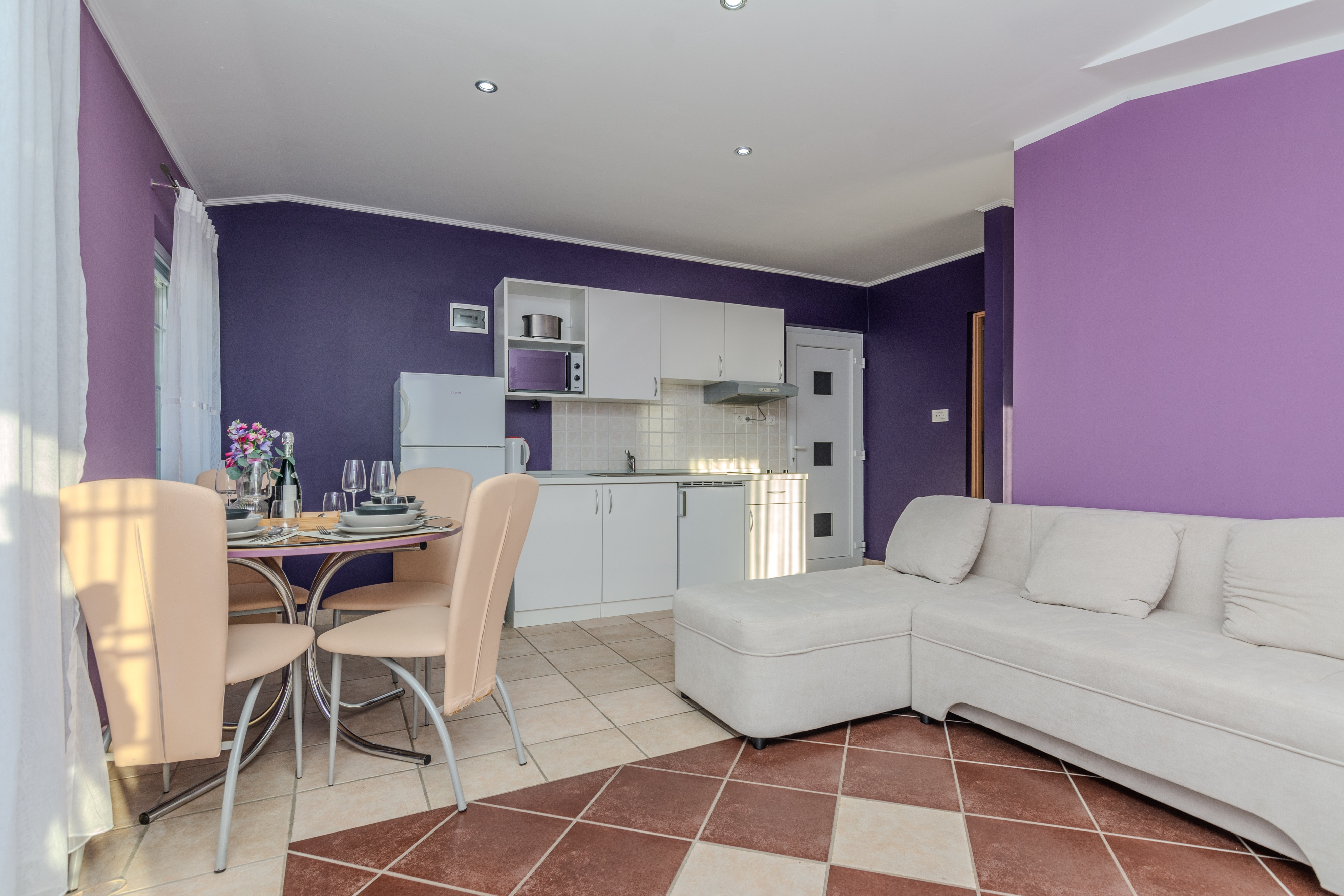 Studio flat with balcony and sea view Vir - Lozice, Vir (AS-18593-a)