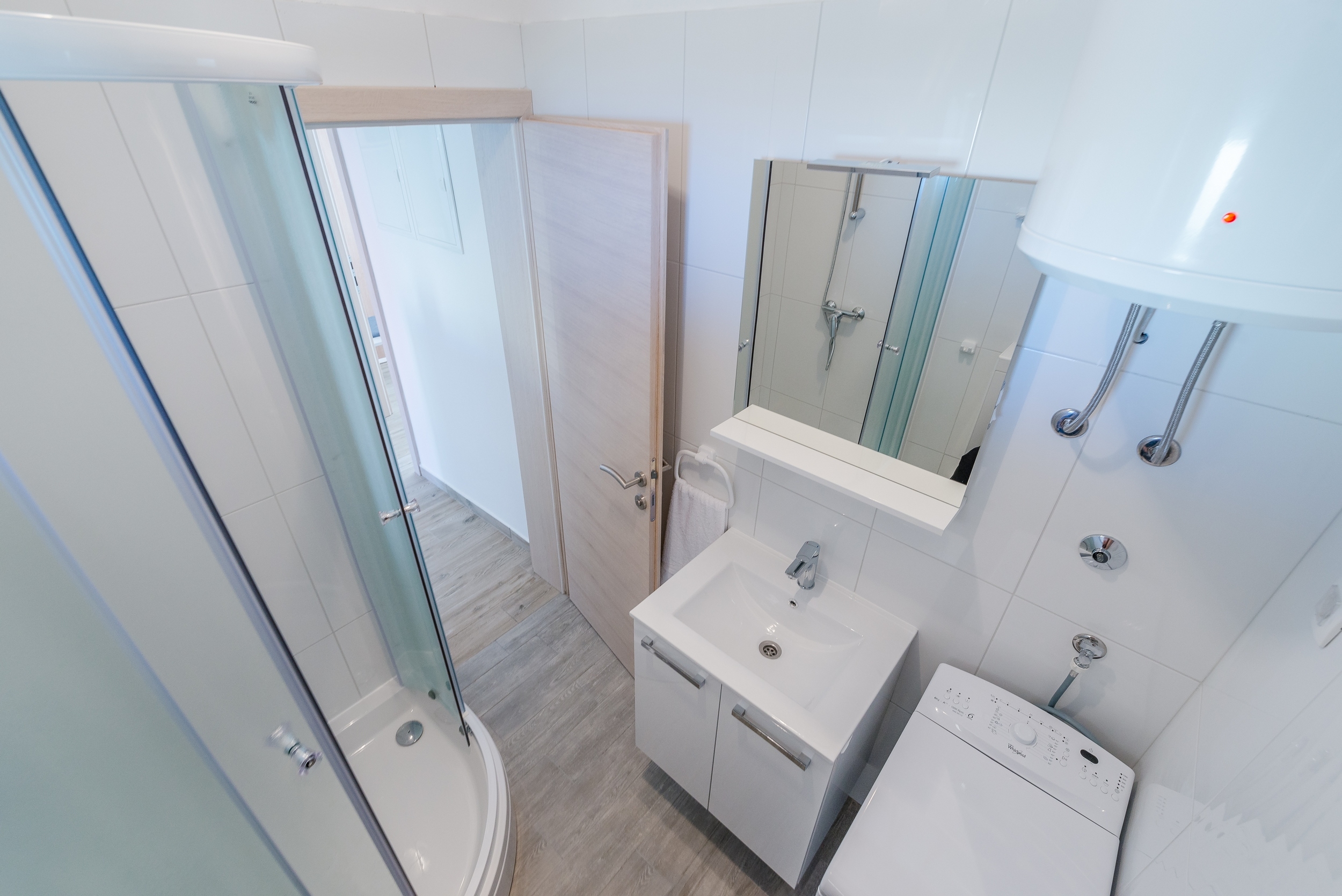 One bedroom apartment with terrace and sea view Privlaka, Zadar  A-a