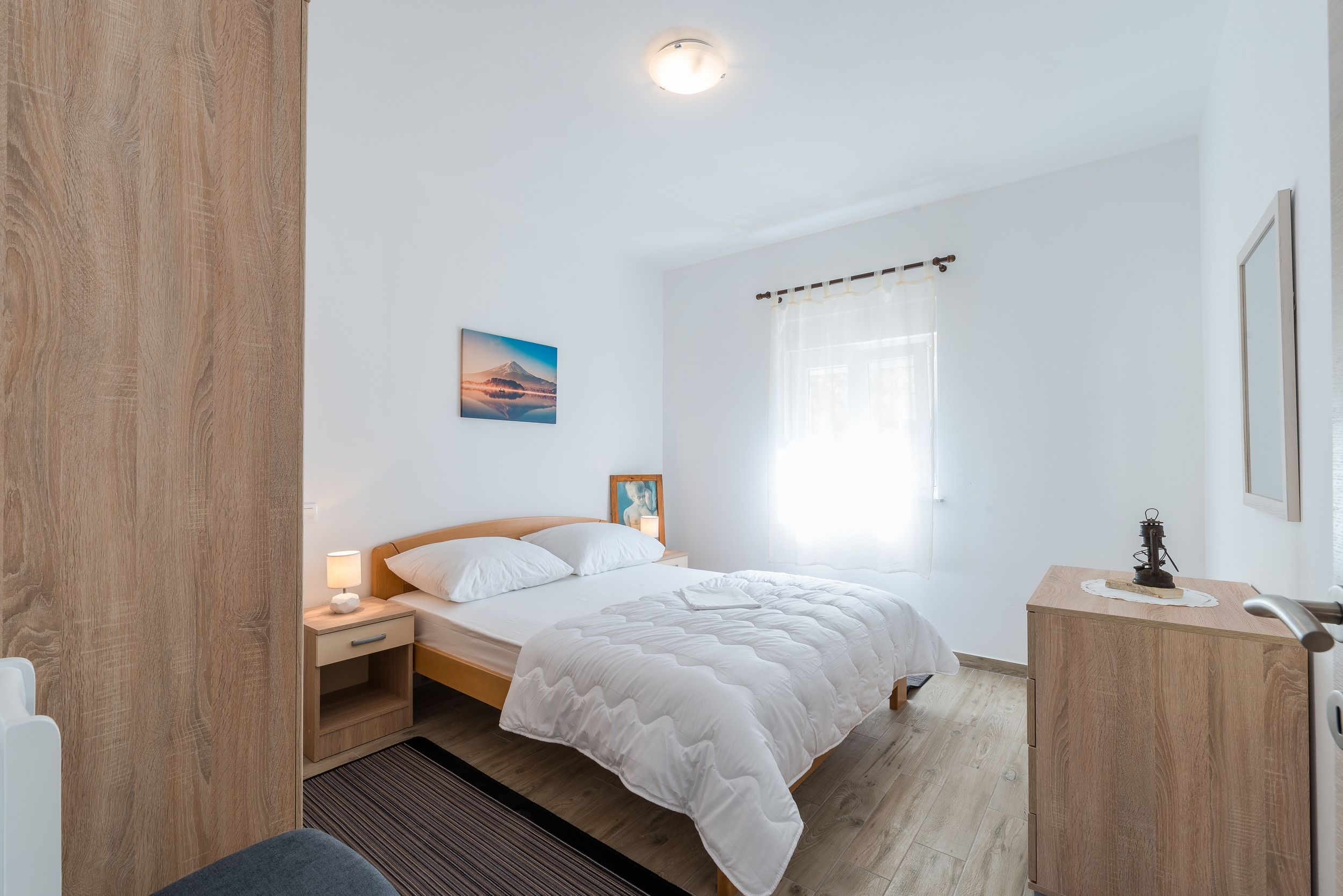 One bedroom apartment with terrace and sea view Privlaka, Zadar  A-a