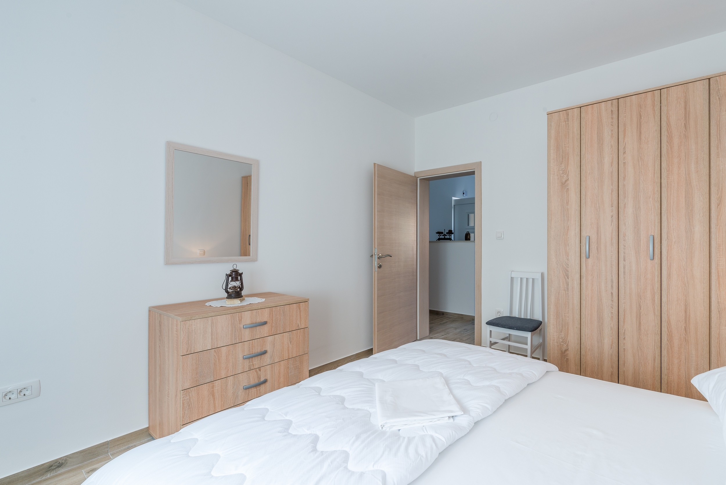One bedroom apartment with terrace and sea view Privlaka, Zadar  A-a
