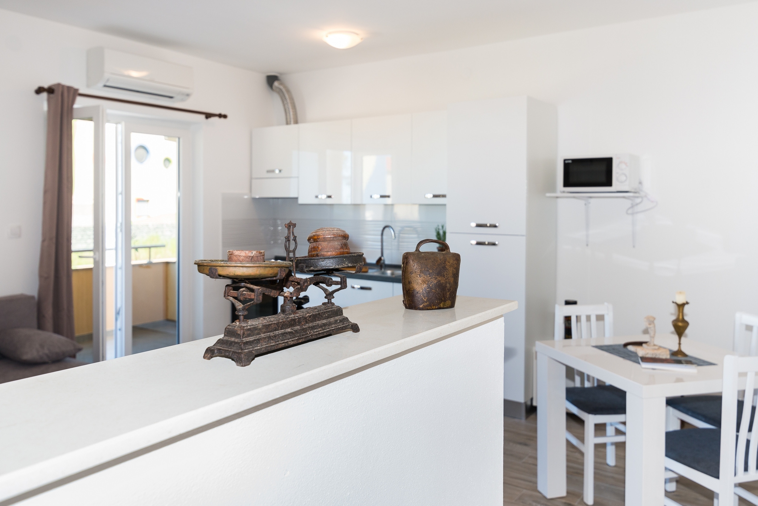 One bedroom apartment with terrace and sea view Privlaka, Zadar  A-a