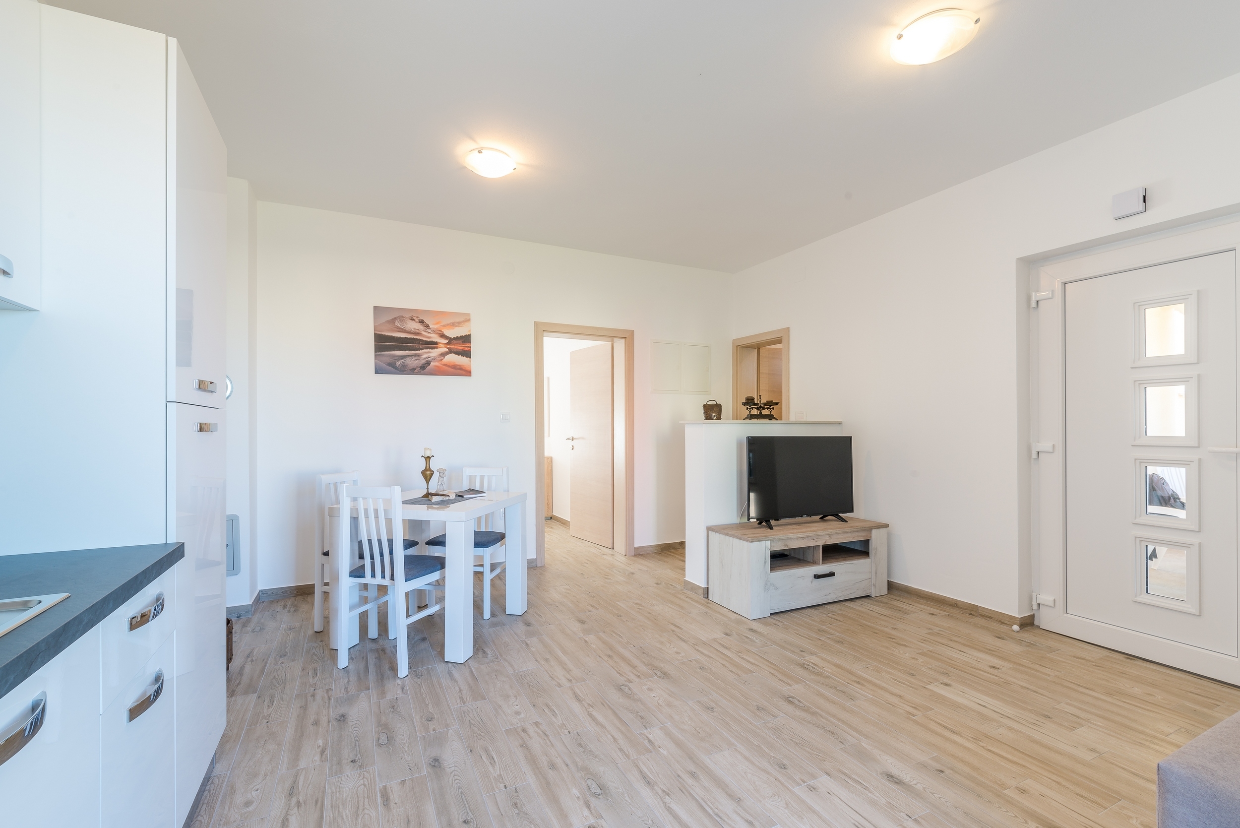 One bedroom apartment with terrace and sea view Privlaka, Zadar  A-a