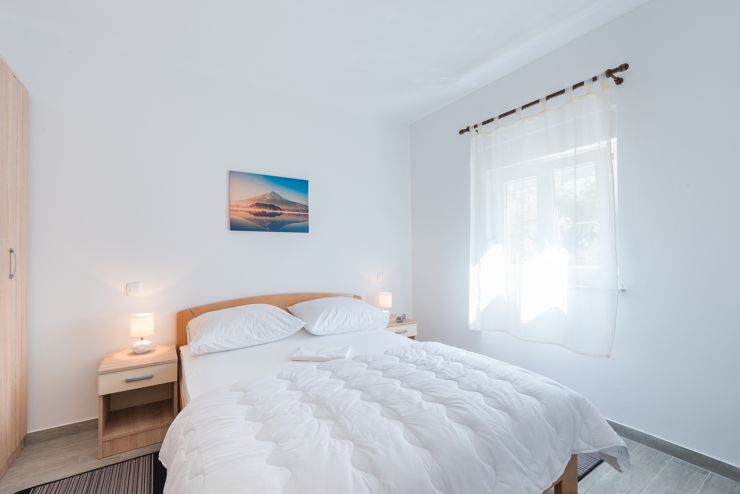 One bedroom apartment with terrace and sea view Privlaka, Zadar  A-b