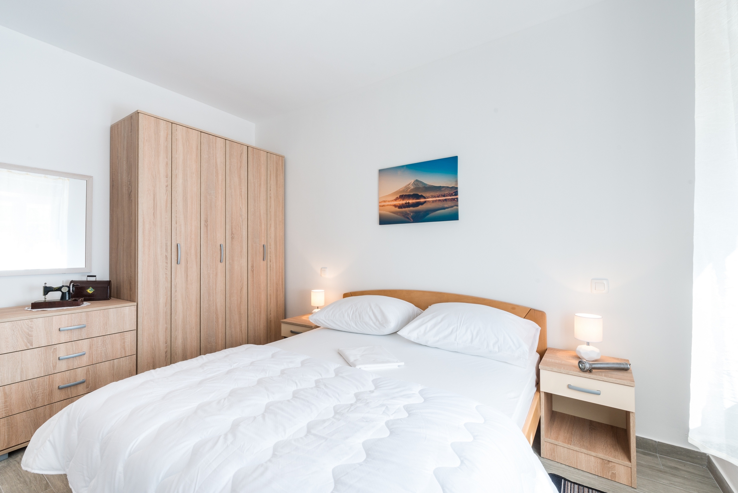 One bedroom apartment with terrace and sea view Privlaka, Zadar  A-b