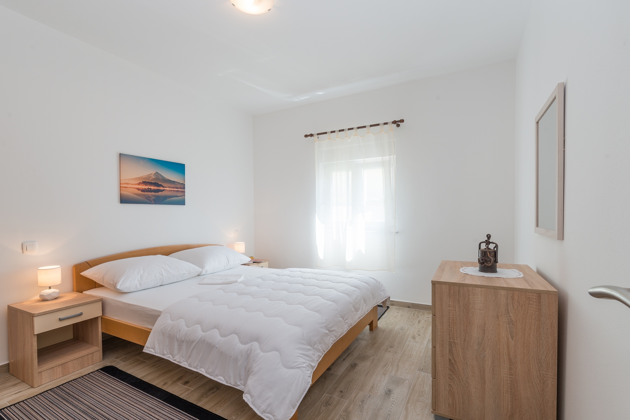 One bedroom apartment with terrace and sea view Privlaka, Zadar  A-c