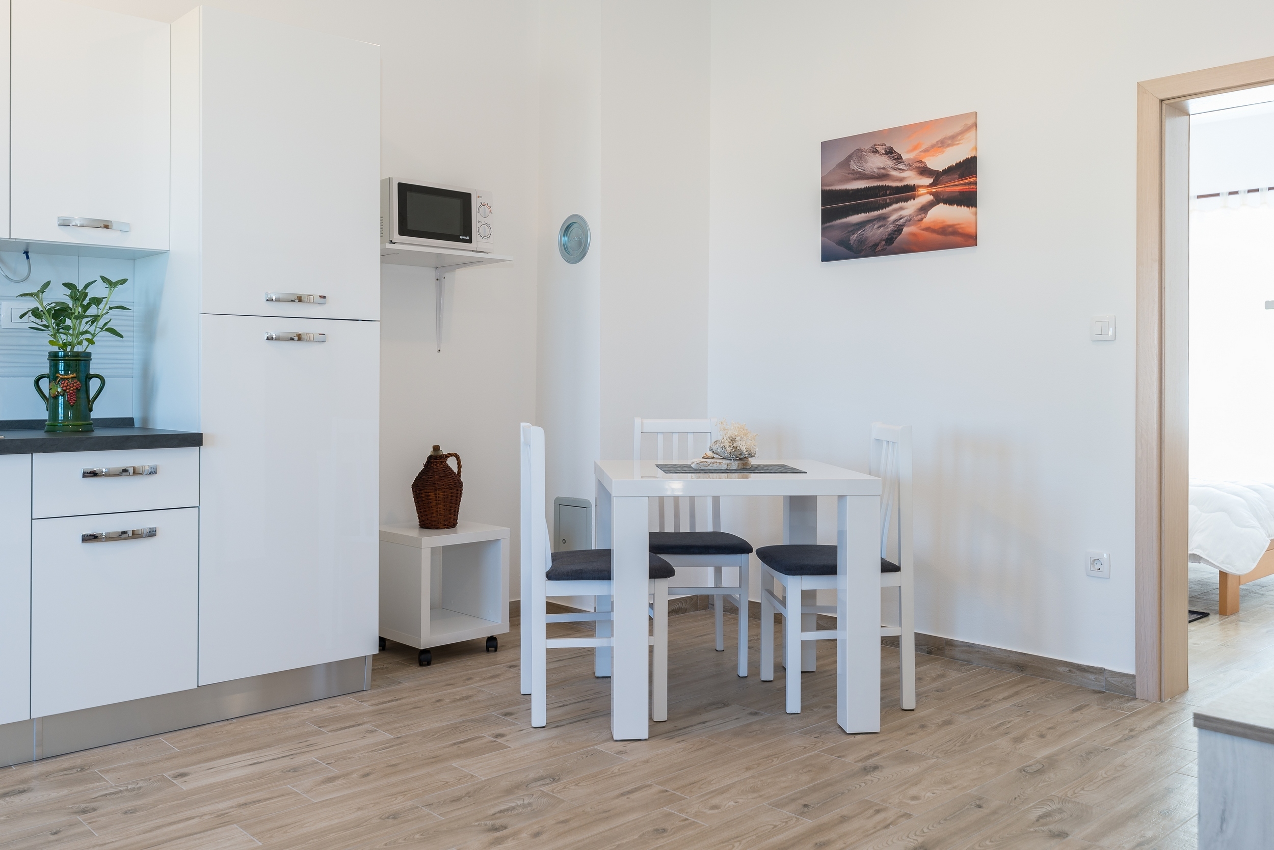 One bedroom apartment with terrace and sea view Privlaka, Zadar  A-c
