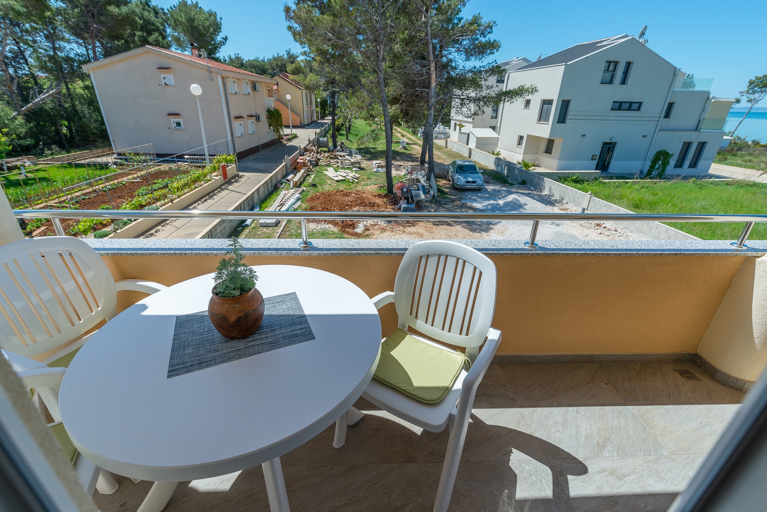 One bedroom apartment with balcony and sea view Privlaka, Zadar  A-d
