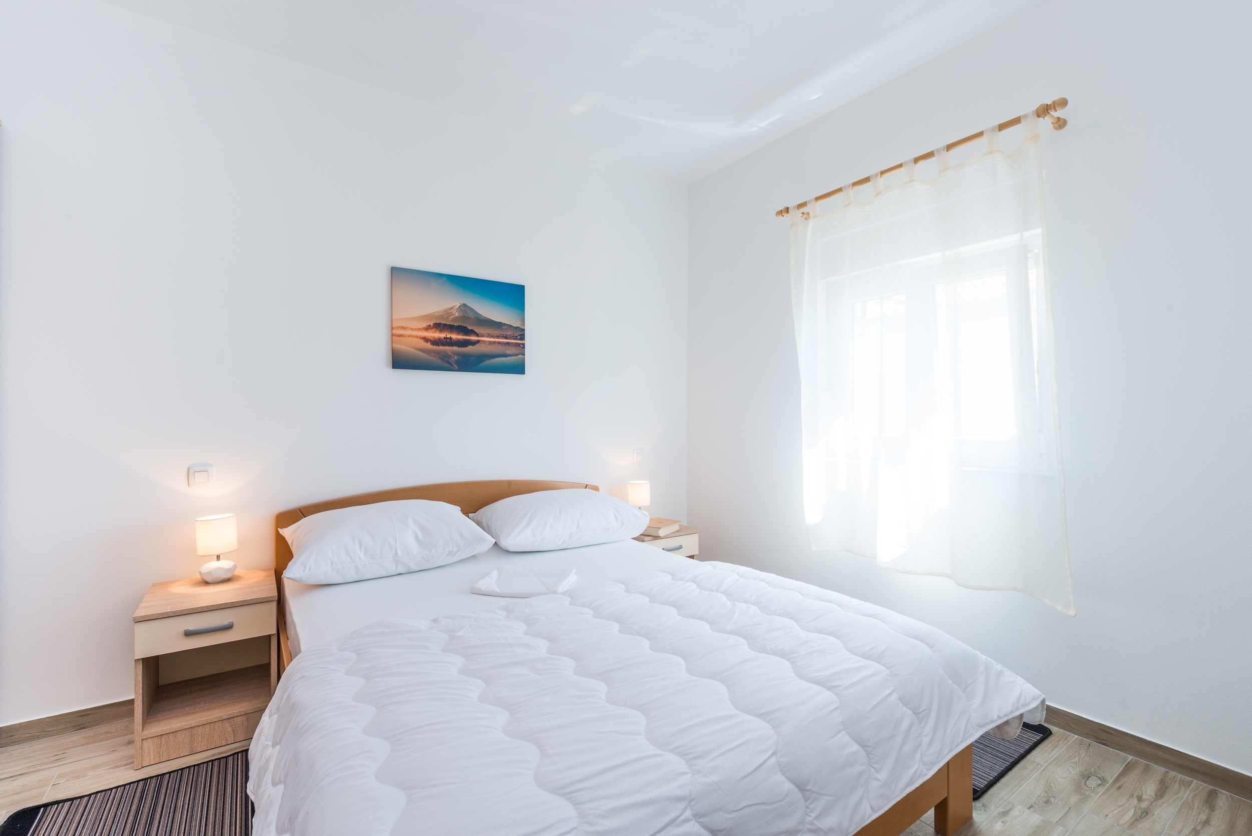 One bedroom apartment with balcony and sea view Privlaka, Zadar  A-d