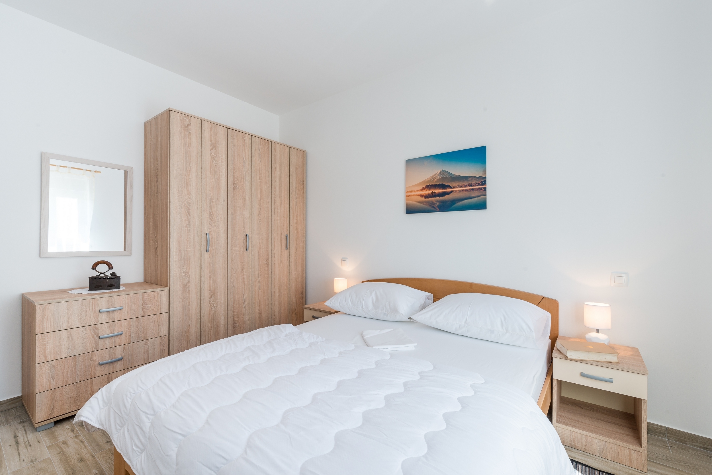 One bedroom apartment with balcony and sea view Privlaka, Zadar  A-d