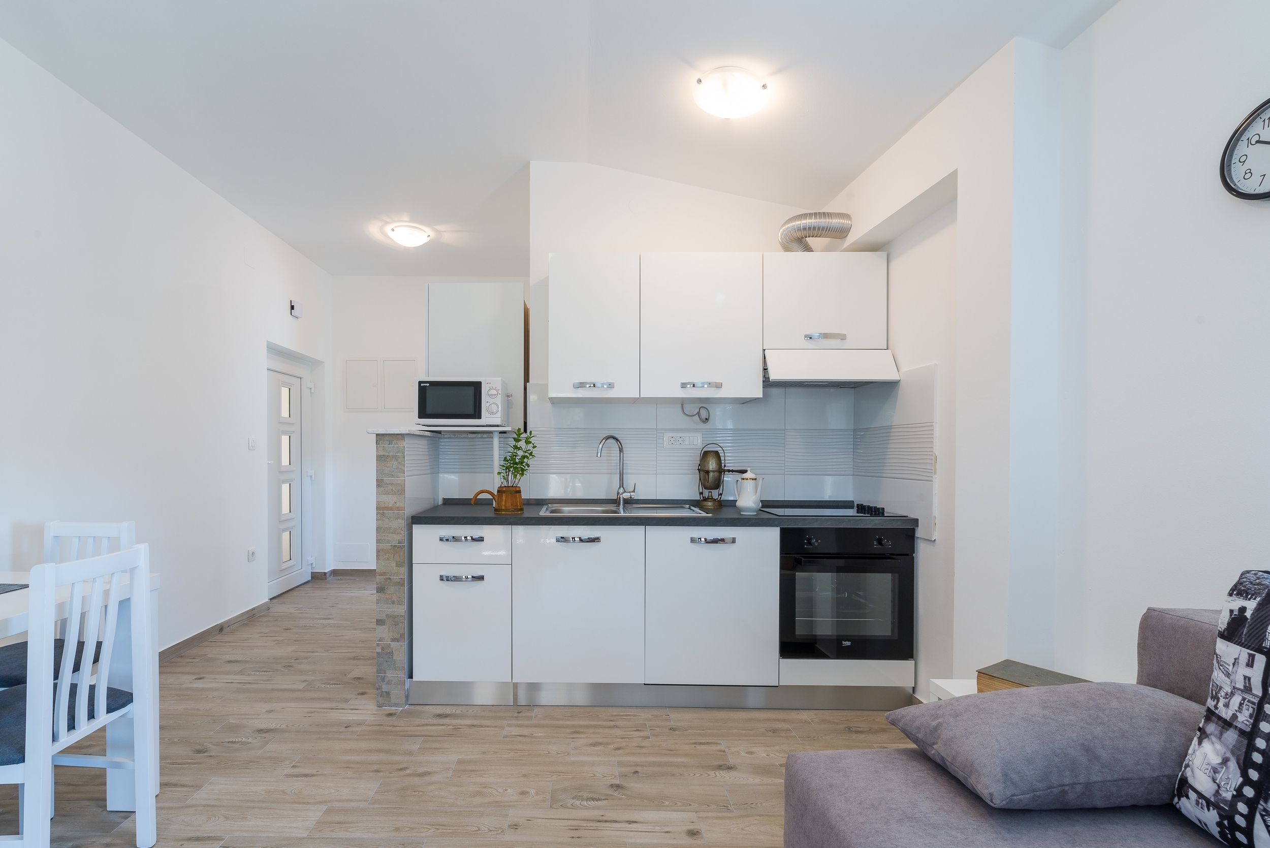 One bedroom apartment with balcony and sea view Privlaka, Zadar  A-d