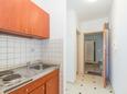 Kuchyně Vir, Kuchyně v ubytování typu apartment, domácí mazlíčci povoleni a WiFi.
