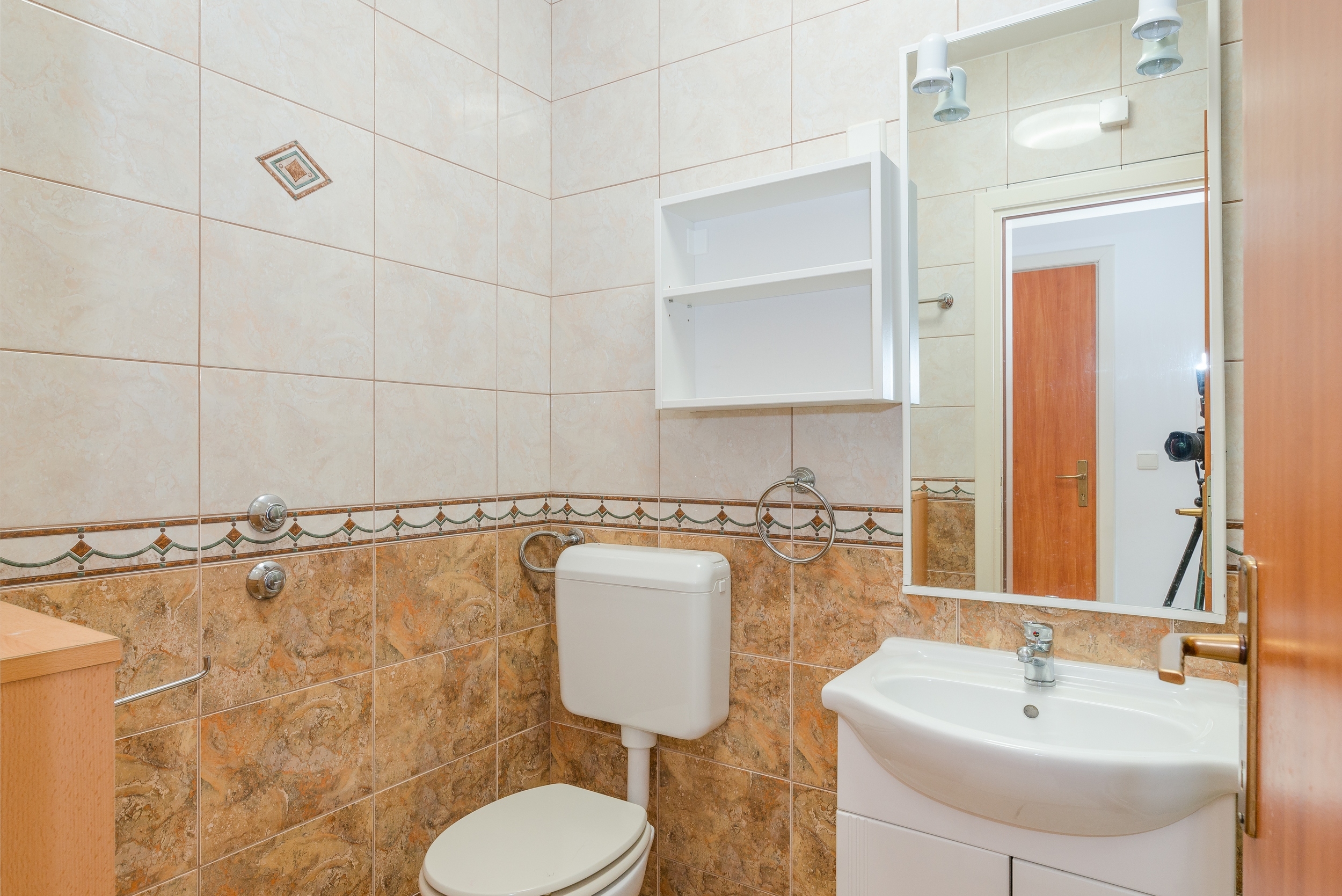 Three bedroom apartment with balcony and sea view Vir  A-e