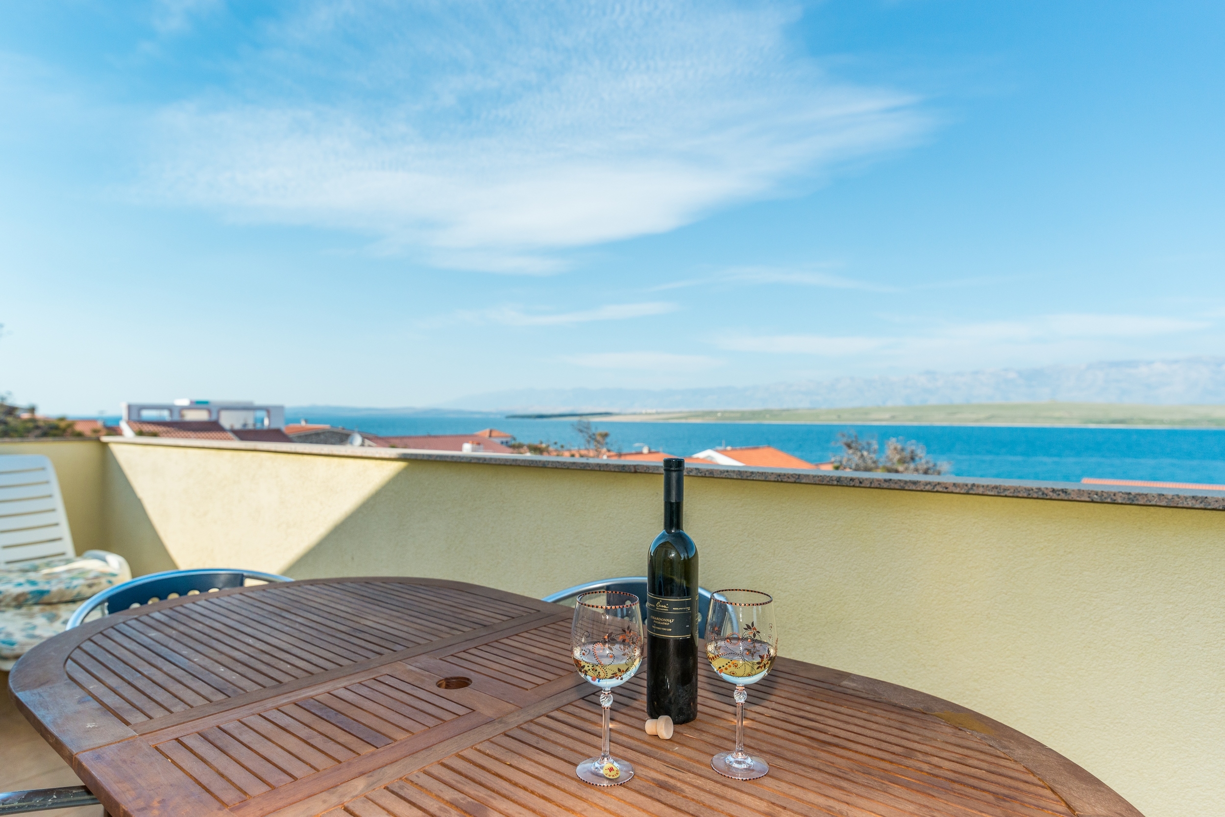 Two bedroom apartment with balcony and sea view Vir  A-f