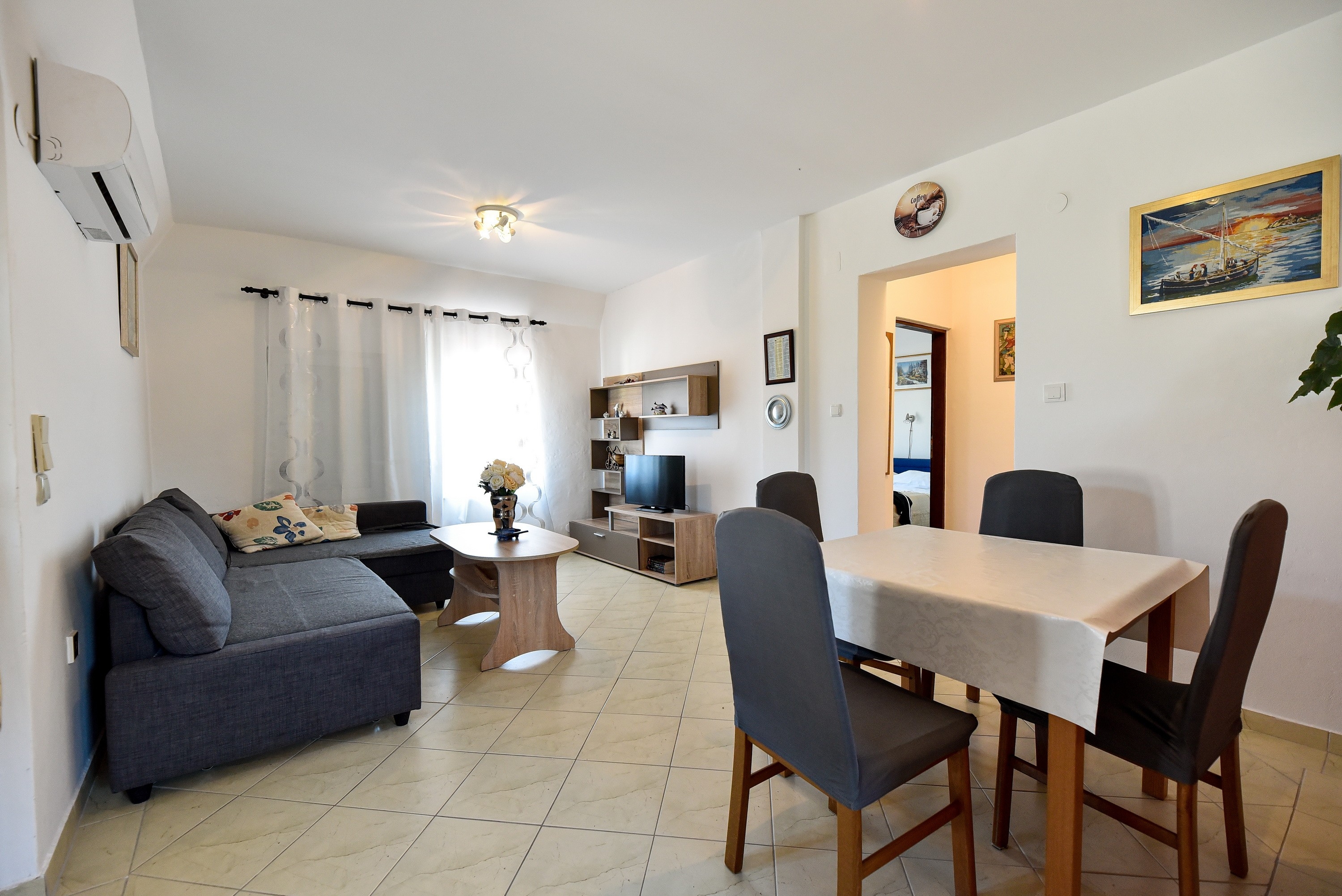 Two bedroom apartment with terrace Vir (A-18605-a)