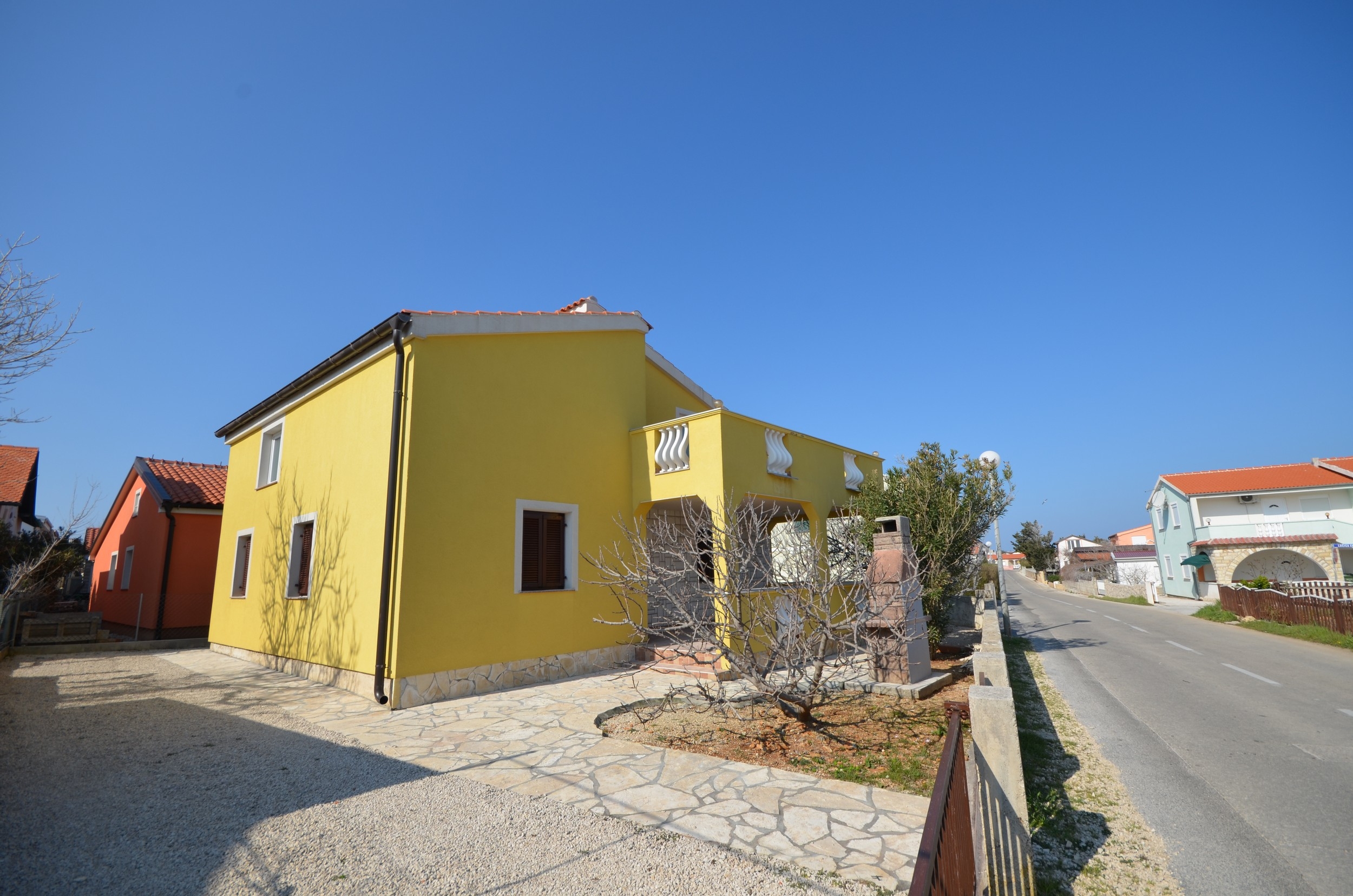 One bedroom apartment with terrace and sea view Vir (A-18607-a)