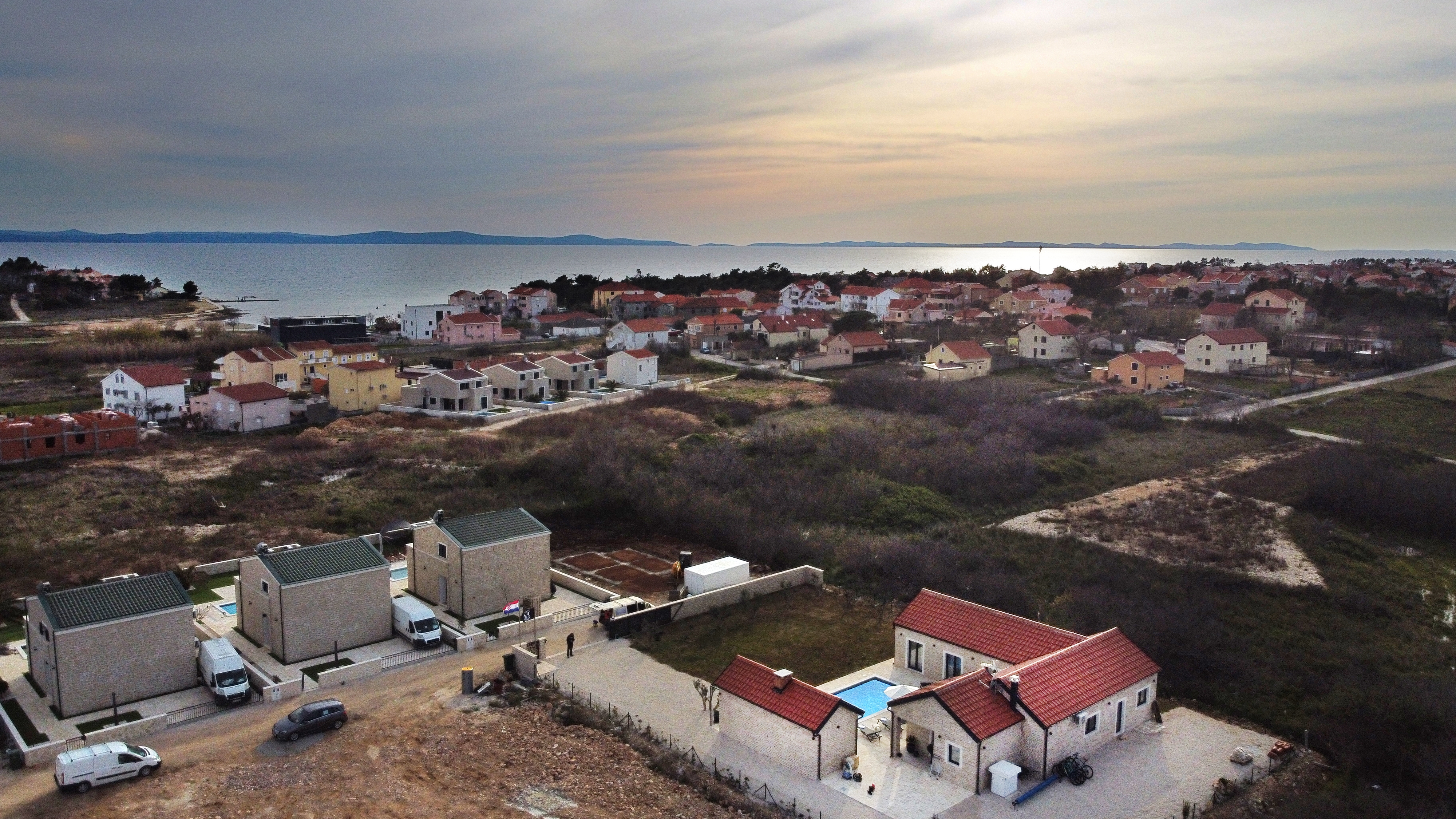 Haus im Ort Privlaka (Zadar), Kapazität6+2 Ferienhaus in Kroatien