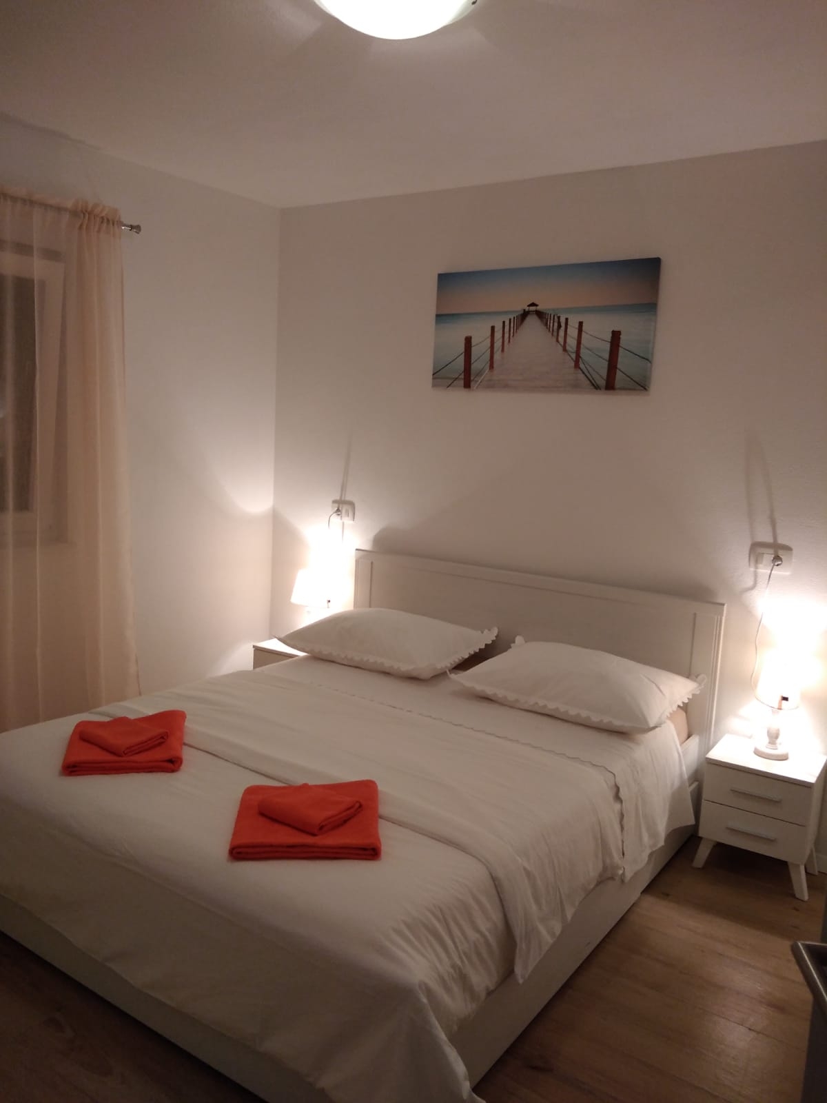 Two bedroom apartment with terrace and sea view Poljica, Trogir  A-a