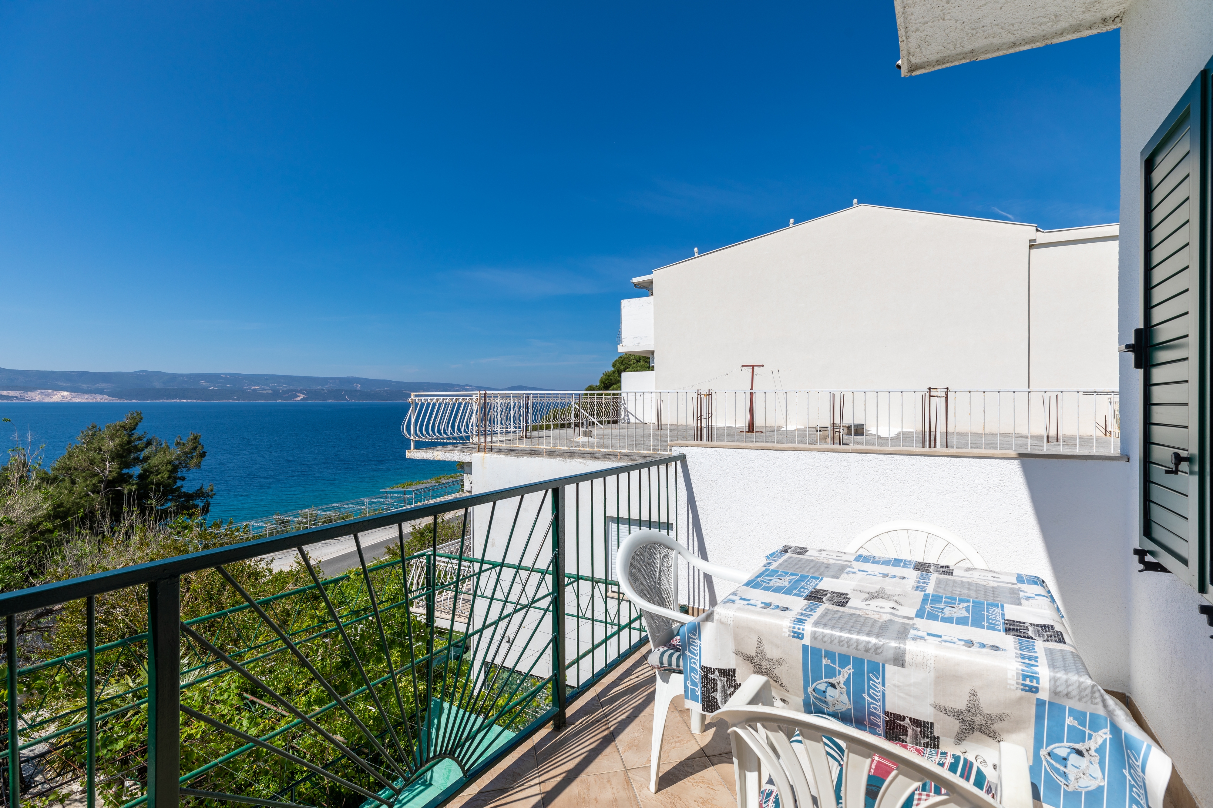 Studio flat with balcony and sea view Lokva Rogoznica, Omiš  AS-a