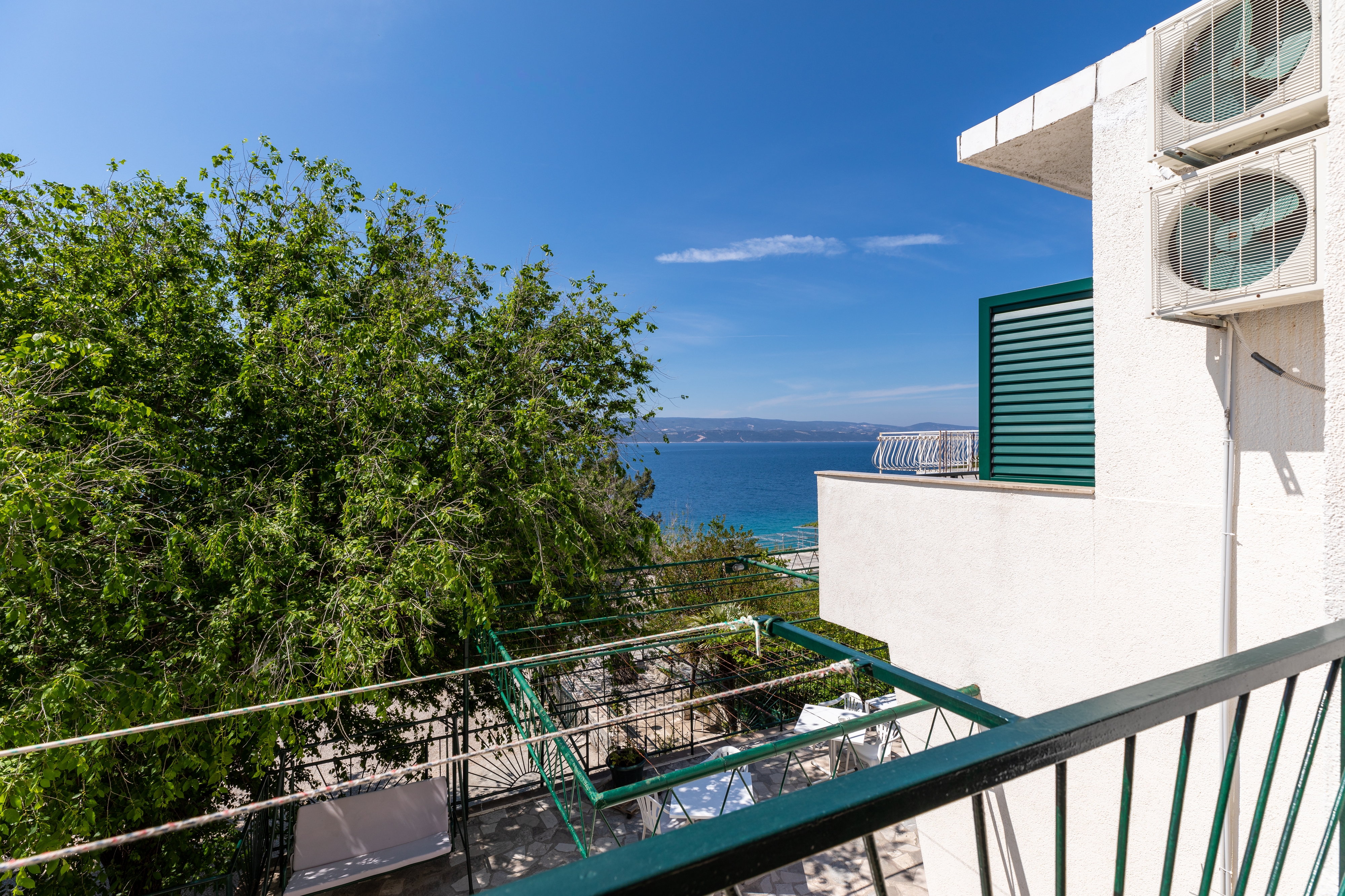 Studio flat with balcony and sea view Lokva Rogoznica, Omiš  AS-b