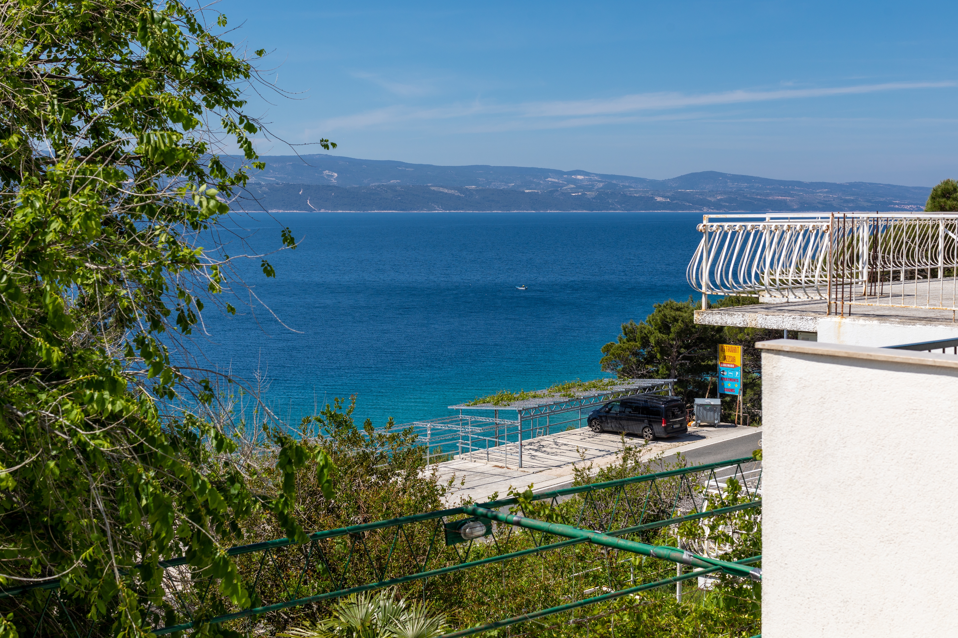 Studio flat with balcony and sea view Lokva Rogoznica, Omiš  AS-b