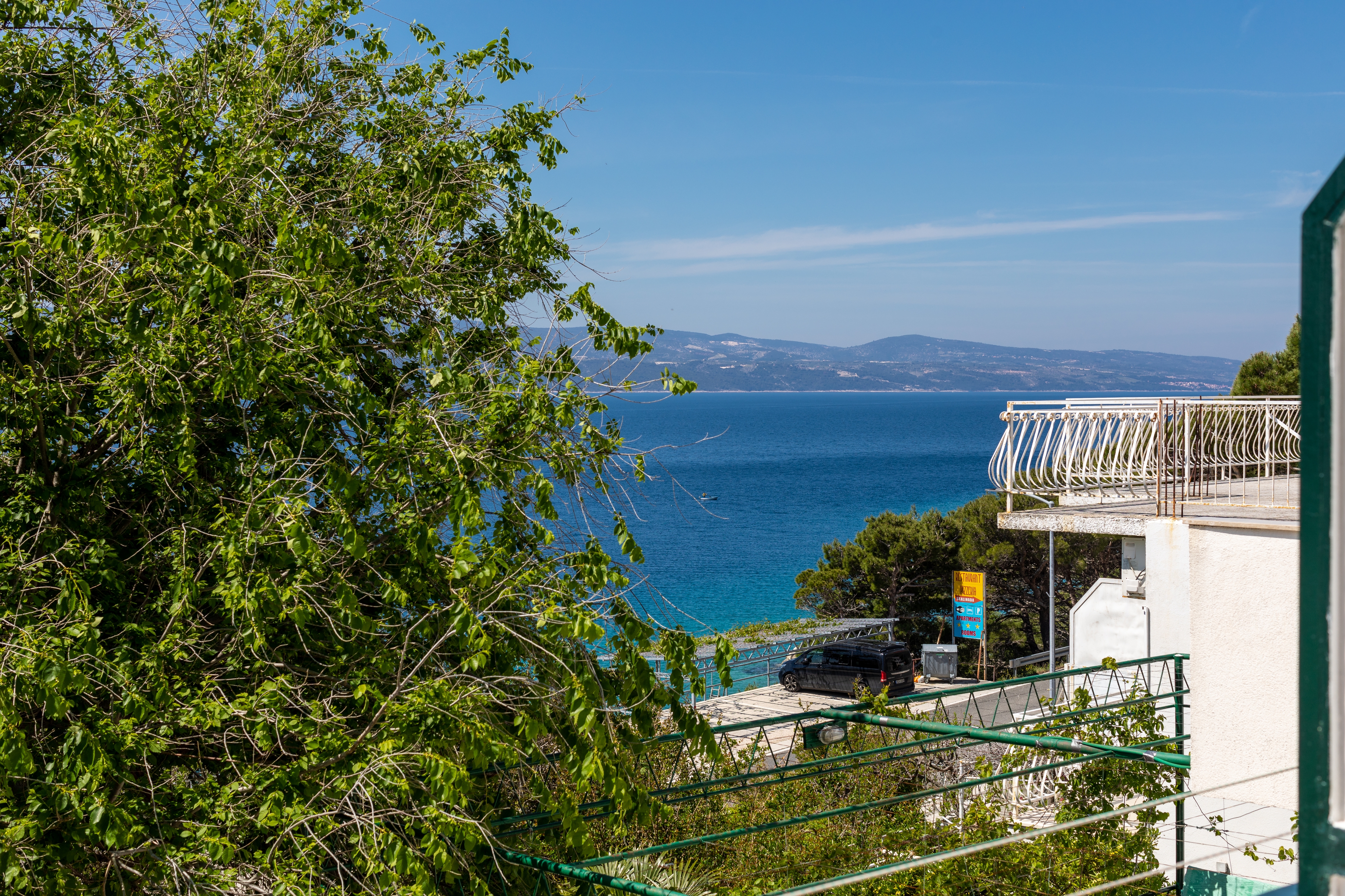 Studio flat with balcony and sea view Lokva Rogoznica, Omiš  AS-c