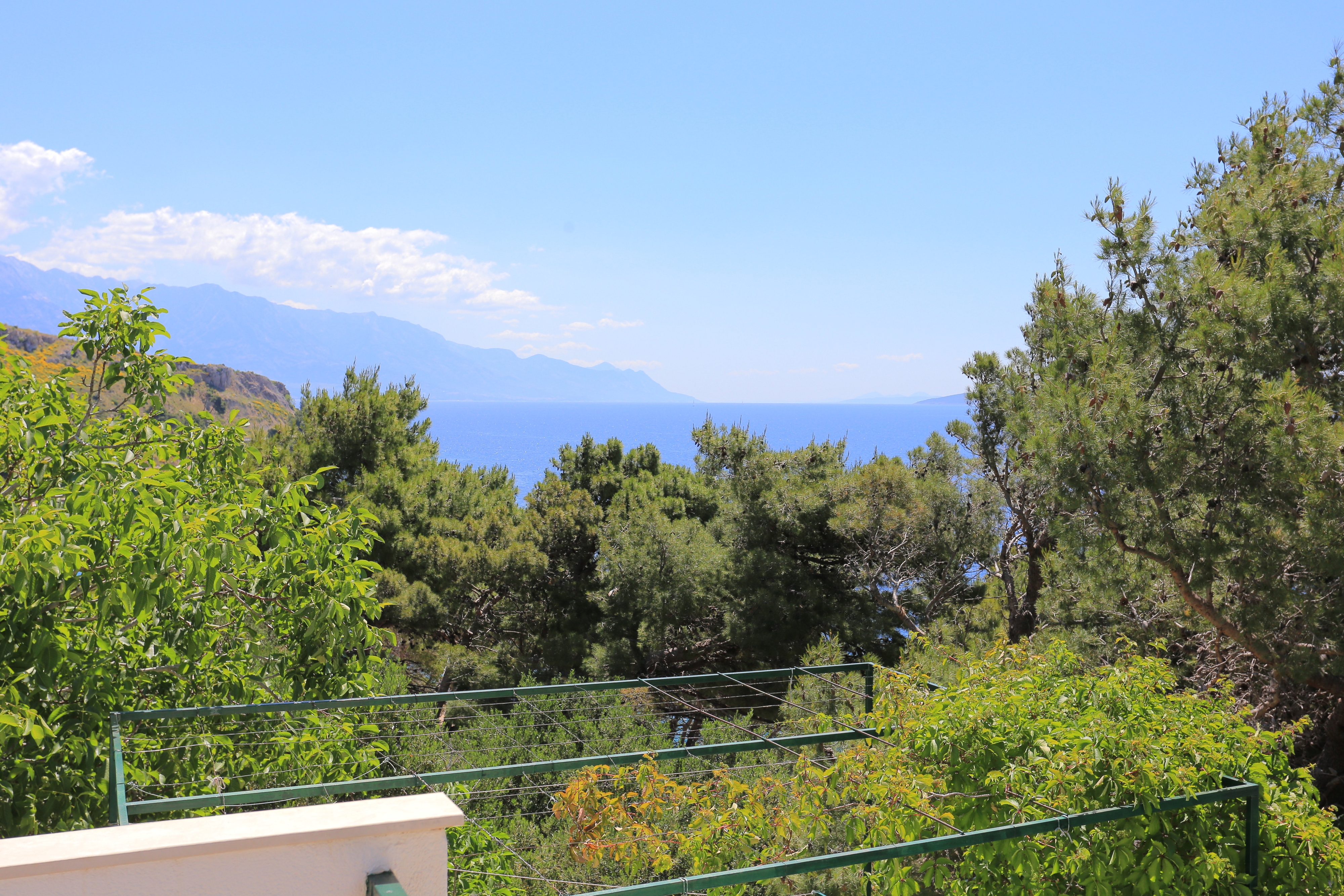 Studio flat with balcony and sea view Lokva Rogoznica, Omiš  AS-c