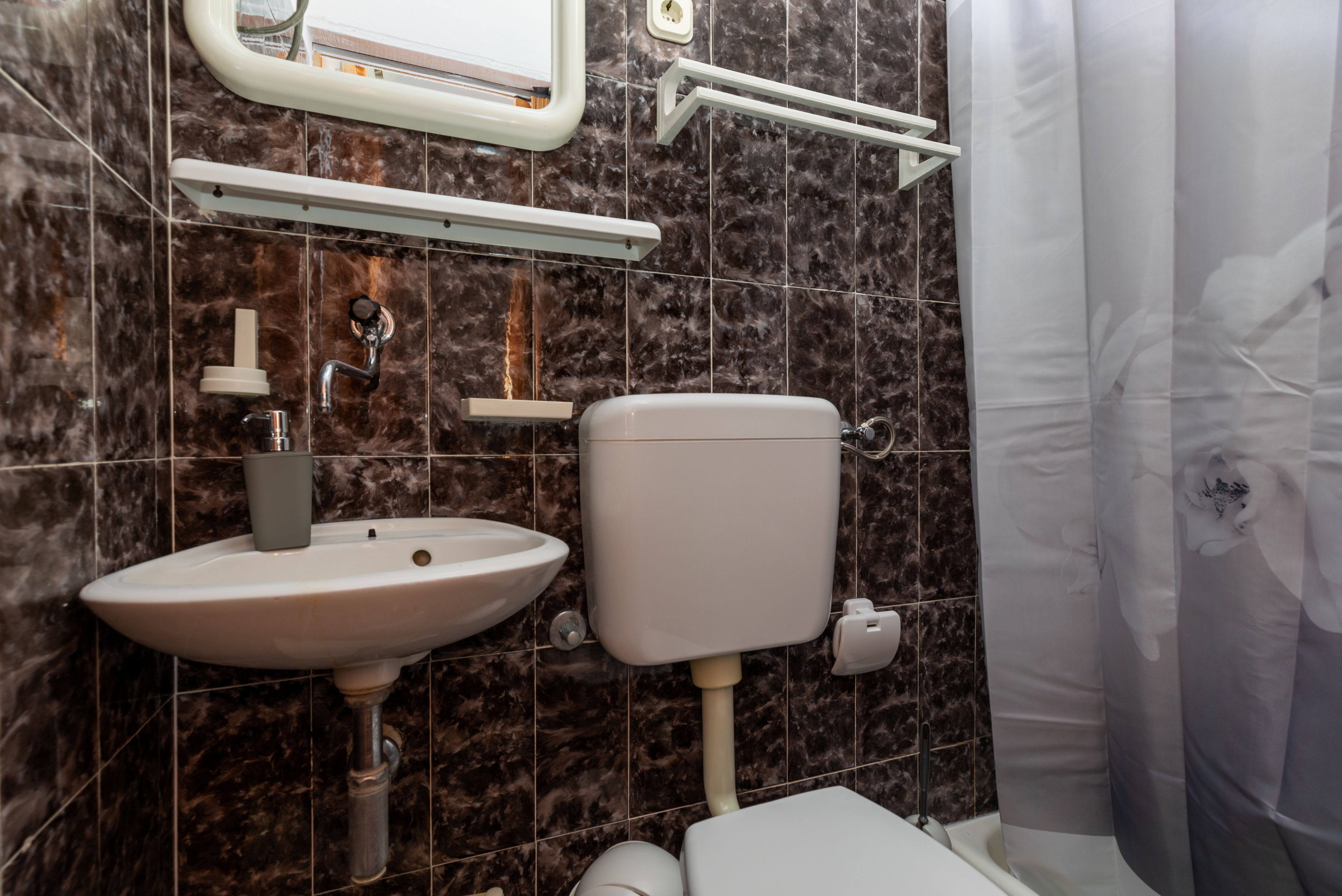 Studio flat with terrace and sea view Lokva Rogoznica, Omiš  AS-d