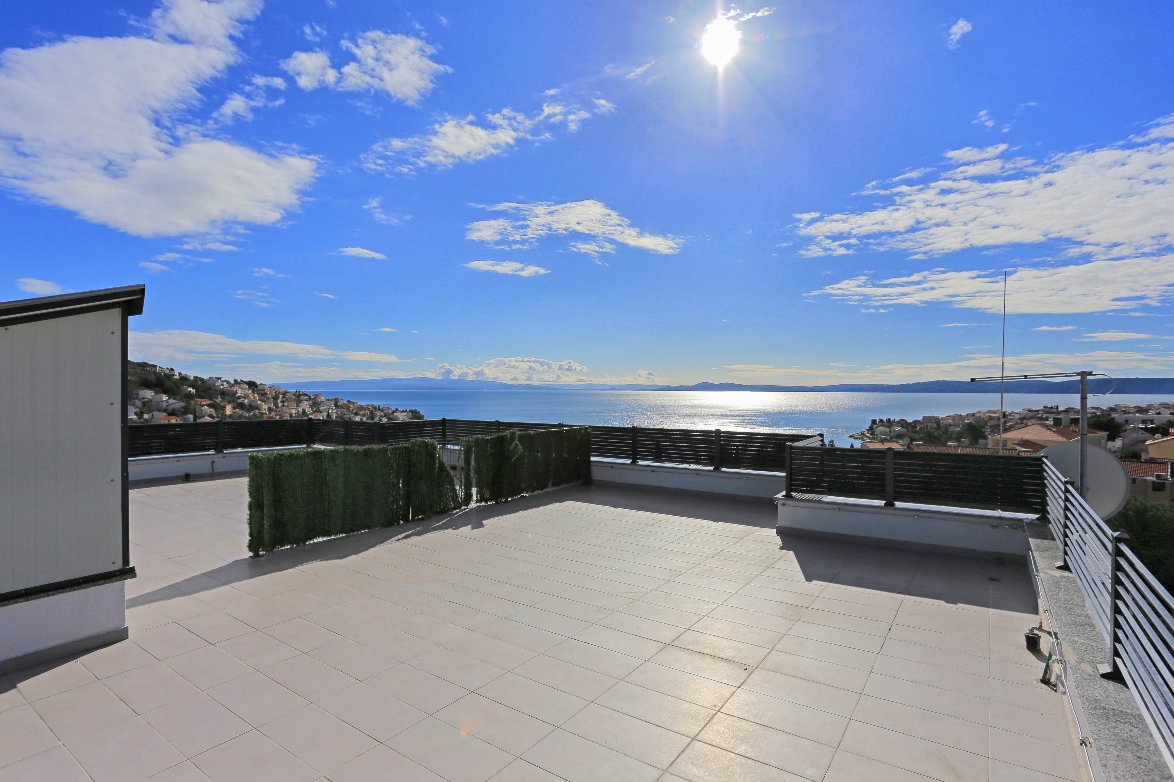 Two bedroom apartment with terrace and sea view Mavarštica, Čiovo  A-a