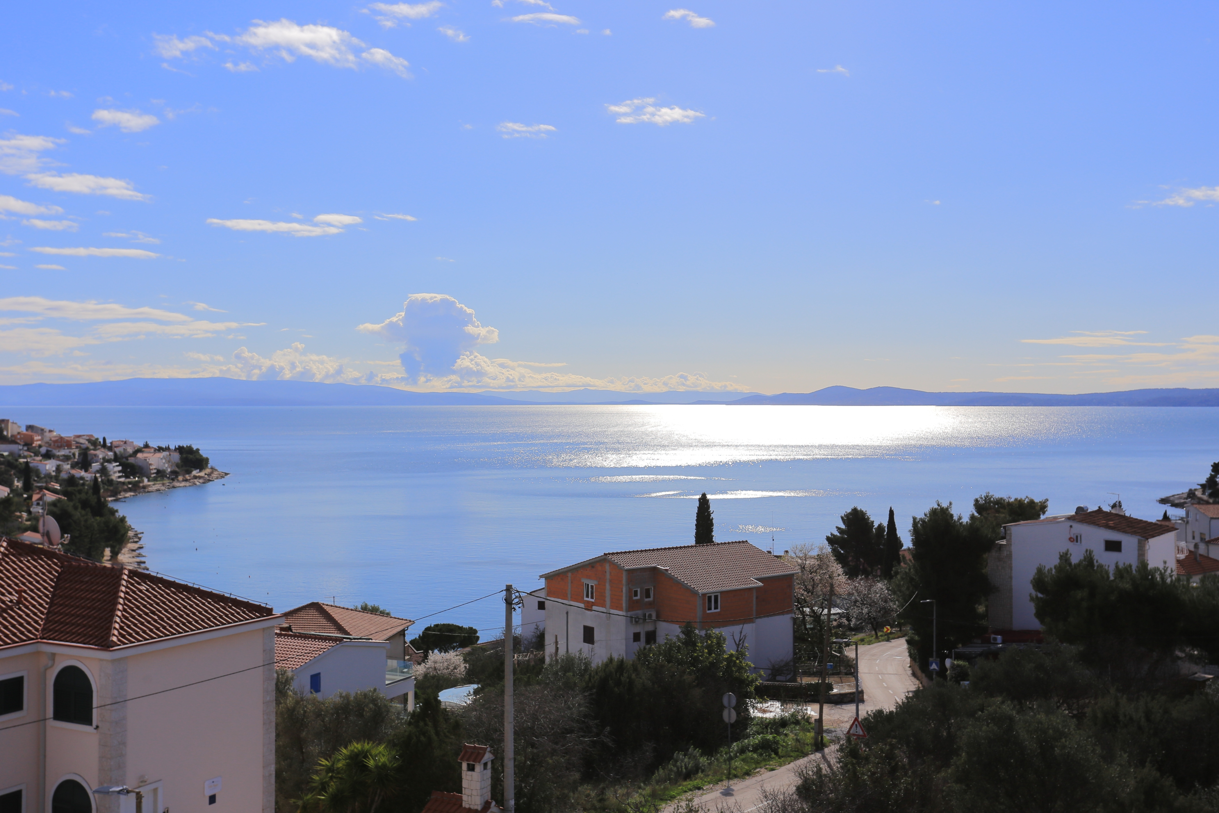 Two bedroom apartment with terrace and sea view Mavarštica, Čiovo  A-a