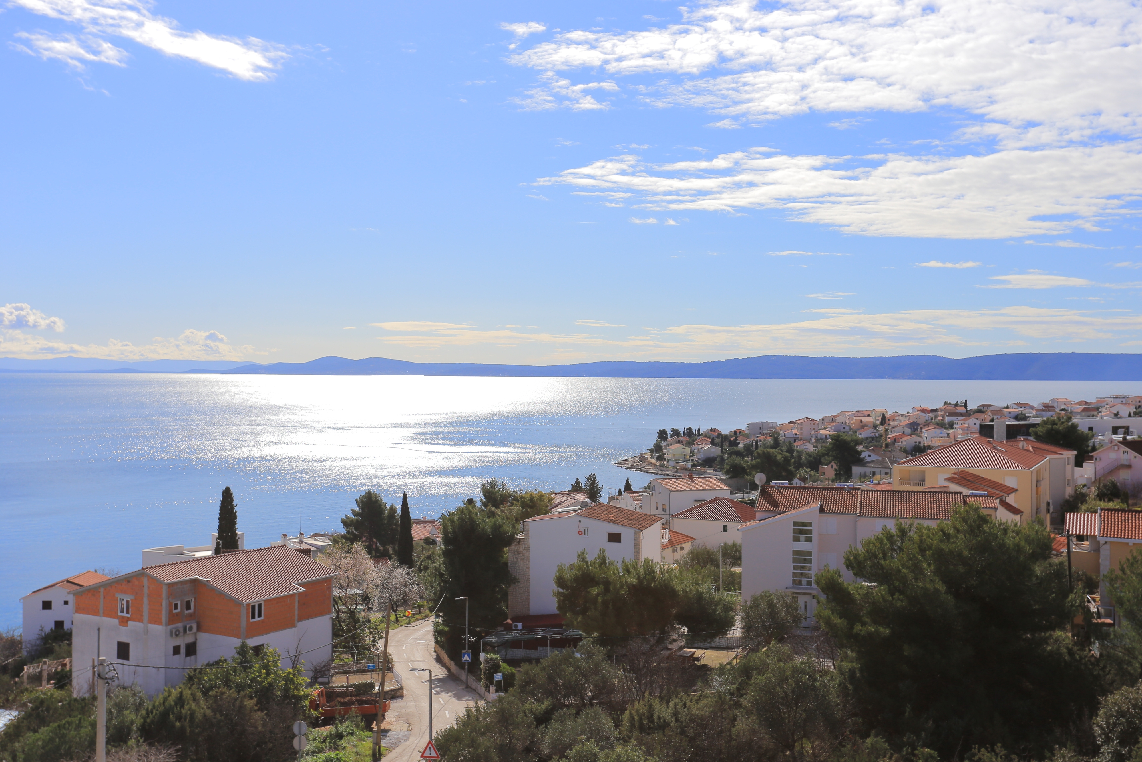 Two bedroom apartment with terrace and sea view Mavarštica, Čiovo  A-a