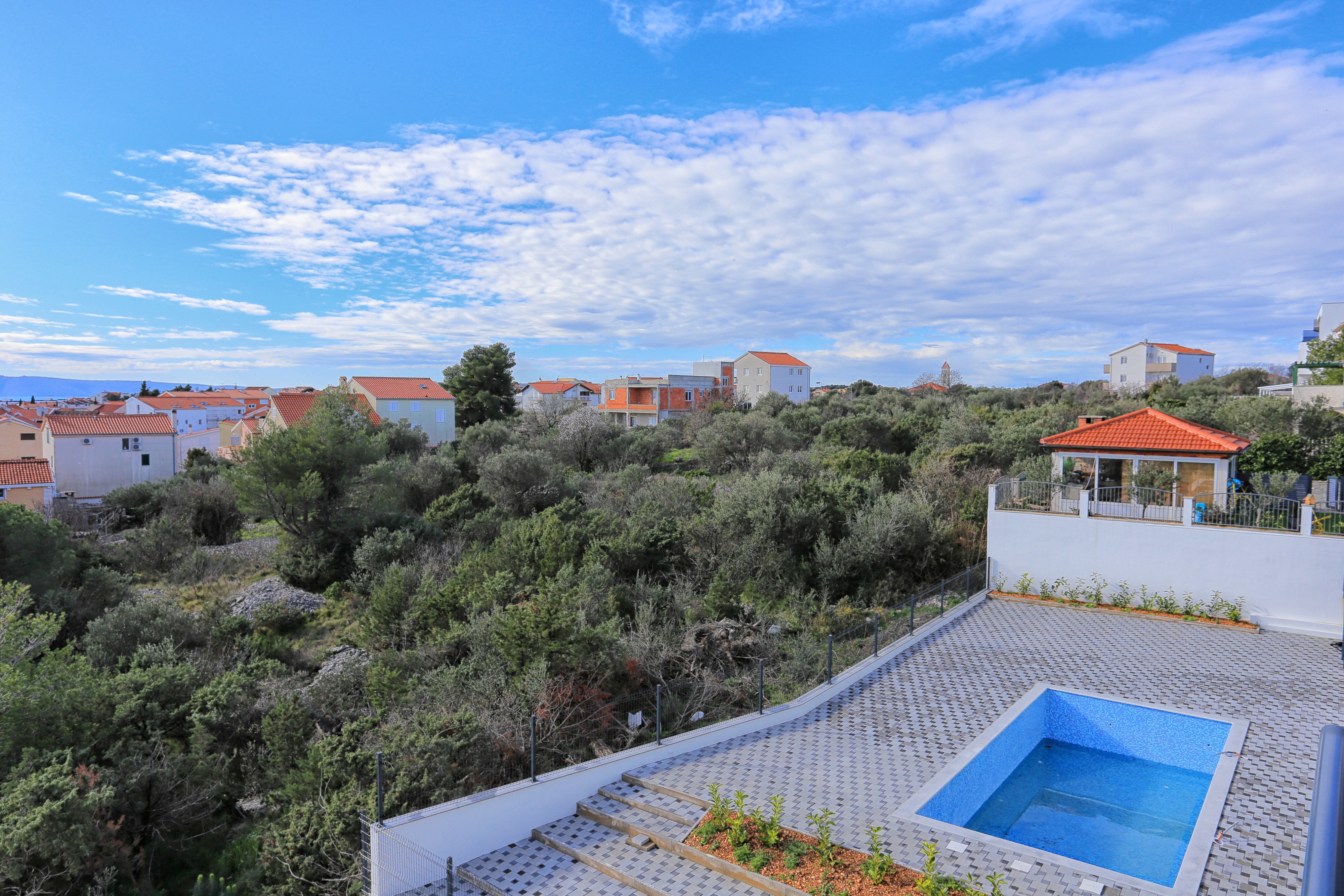 Two bedroom apartment with terrace and sea view Mavarštica, Čiovo  A-a