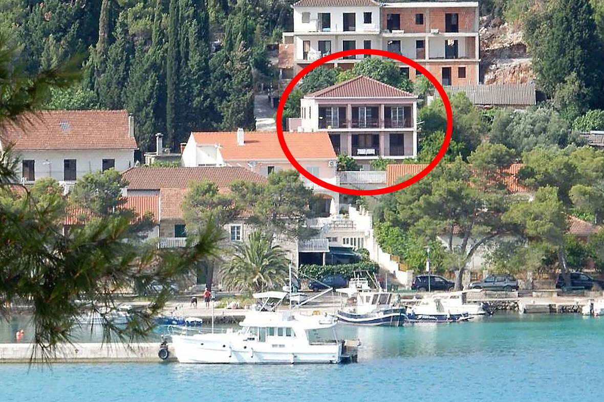 One bedroom apartment with terrace and sea view Lovište, Pelješac  A-c