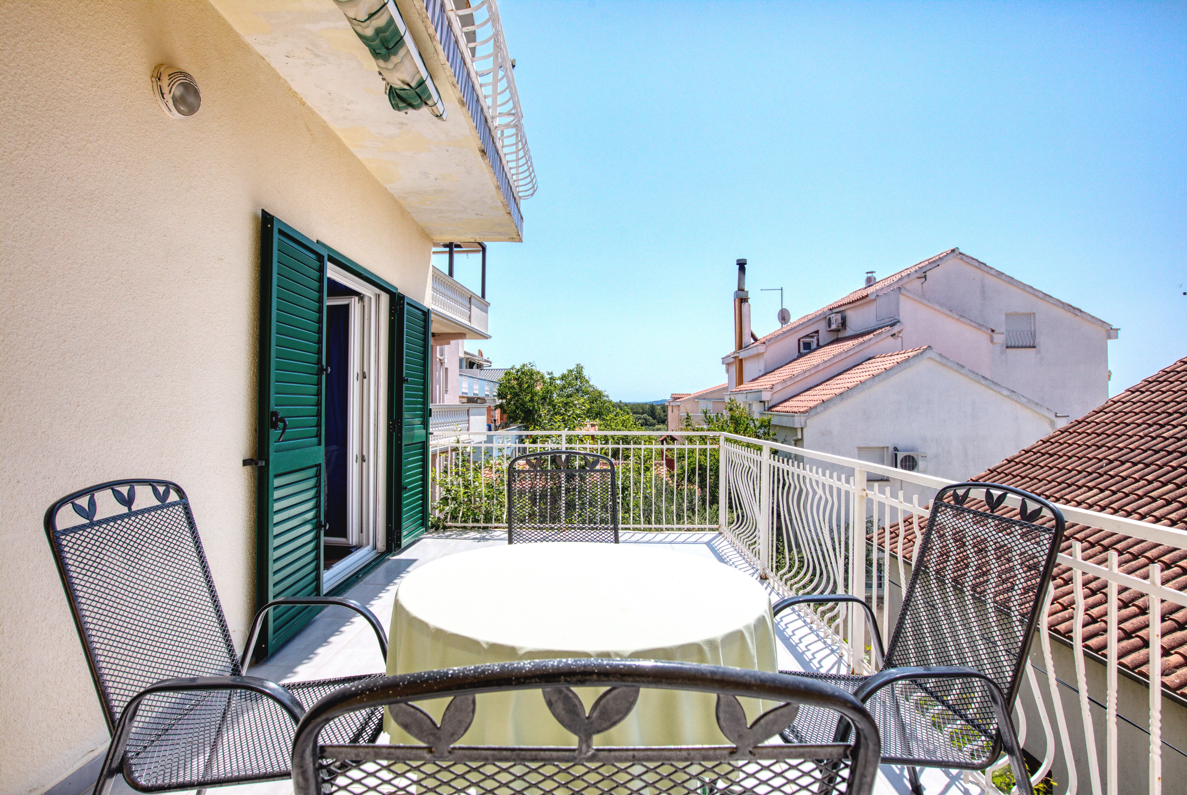 Two bedroom apartment with terrace and sea view Biograd na Moru, Biograd  A-b